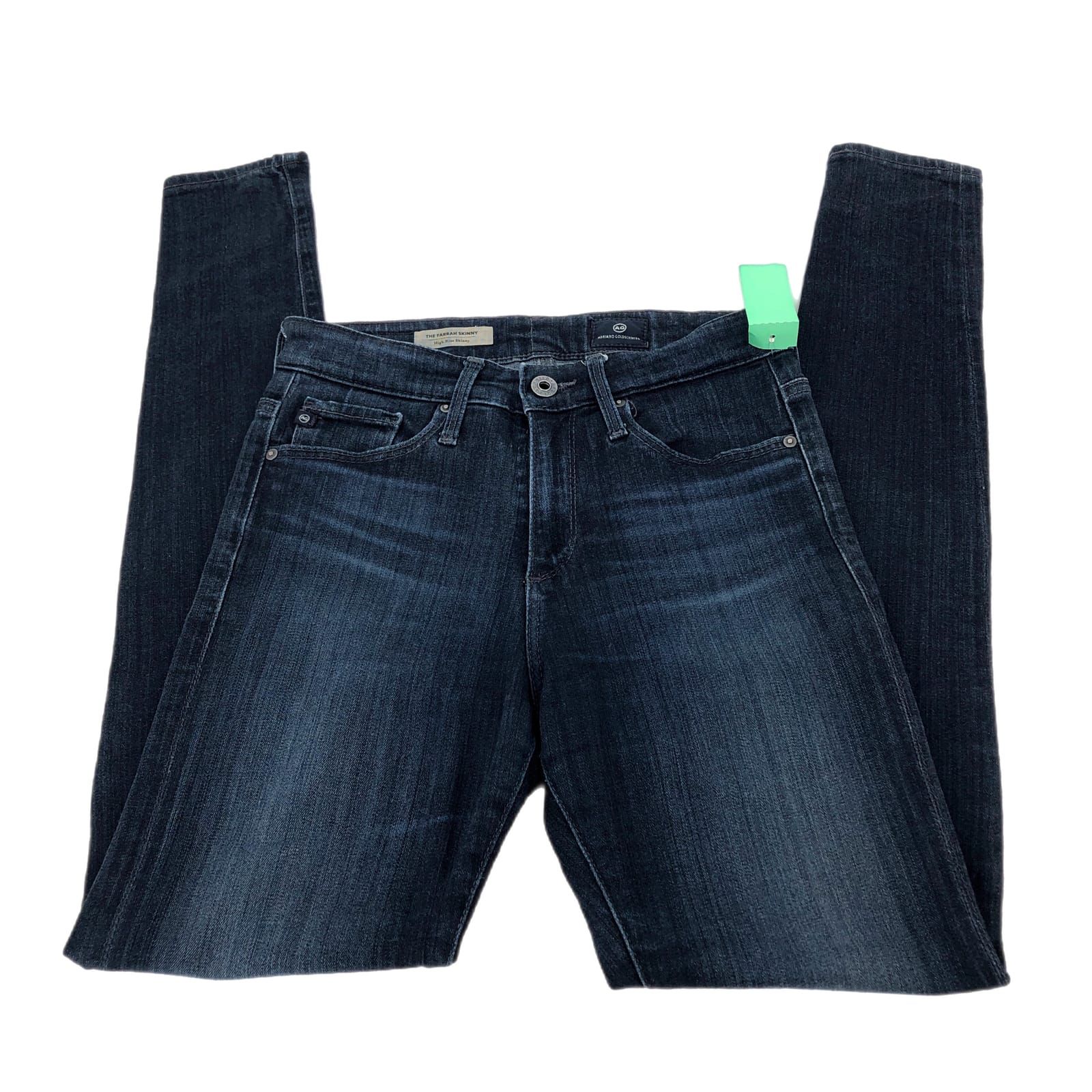 Ag Adriano Goldschmied Blue Straight Leg Jeans