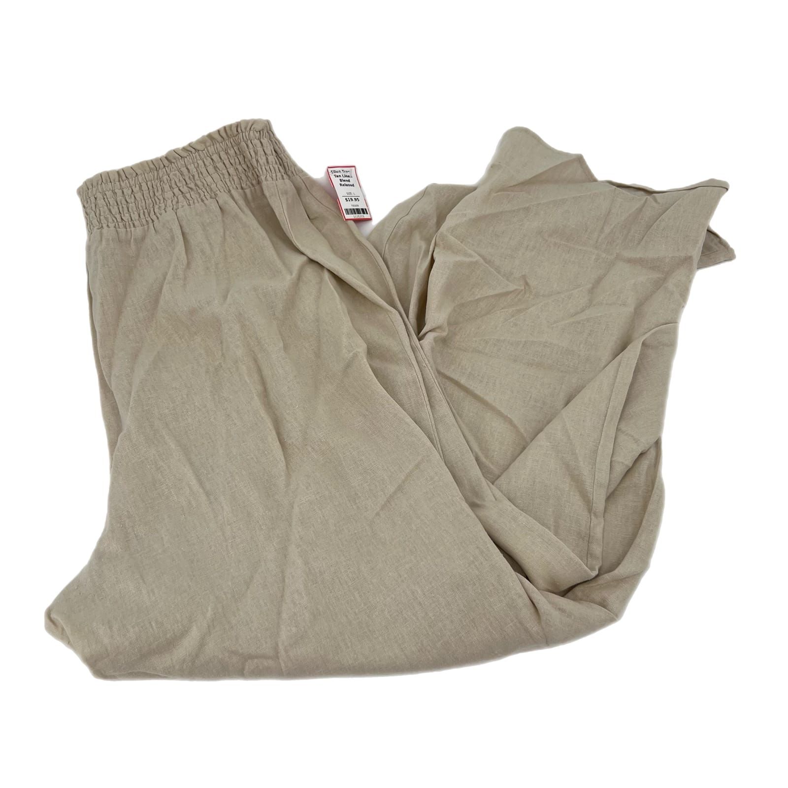 Ellen Tracy Tan Wide Leg Pants