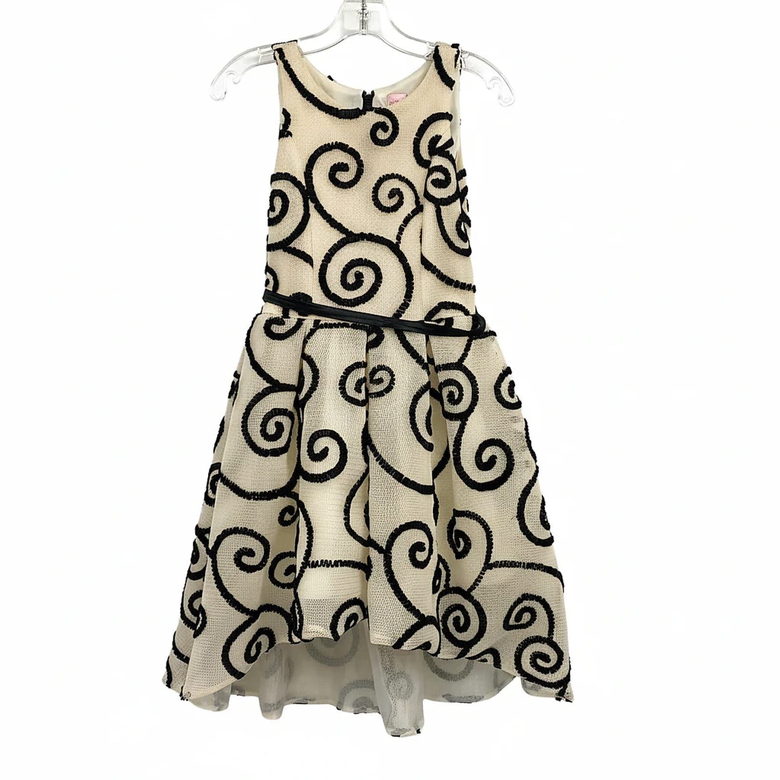 Zoe Ltd Beige Hi-Low A-Line Dress