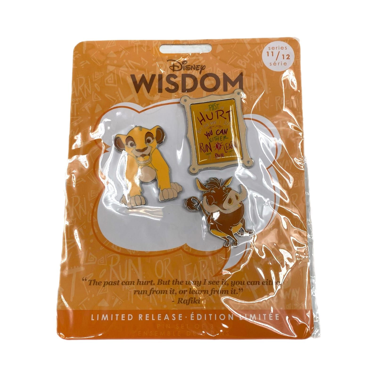 Disney Yellow Wisdom 11/12 Collectible Pin Set