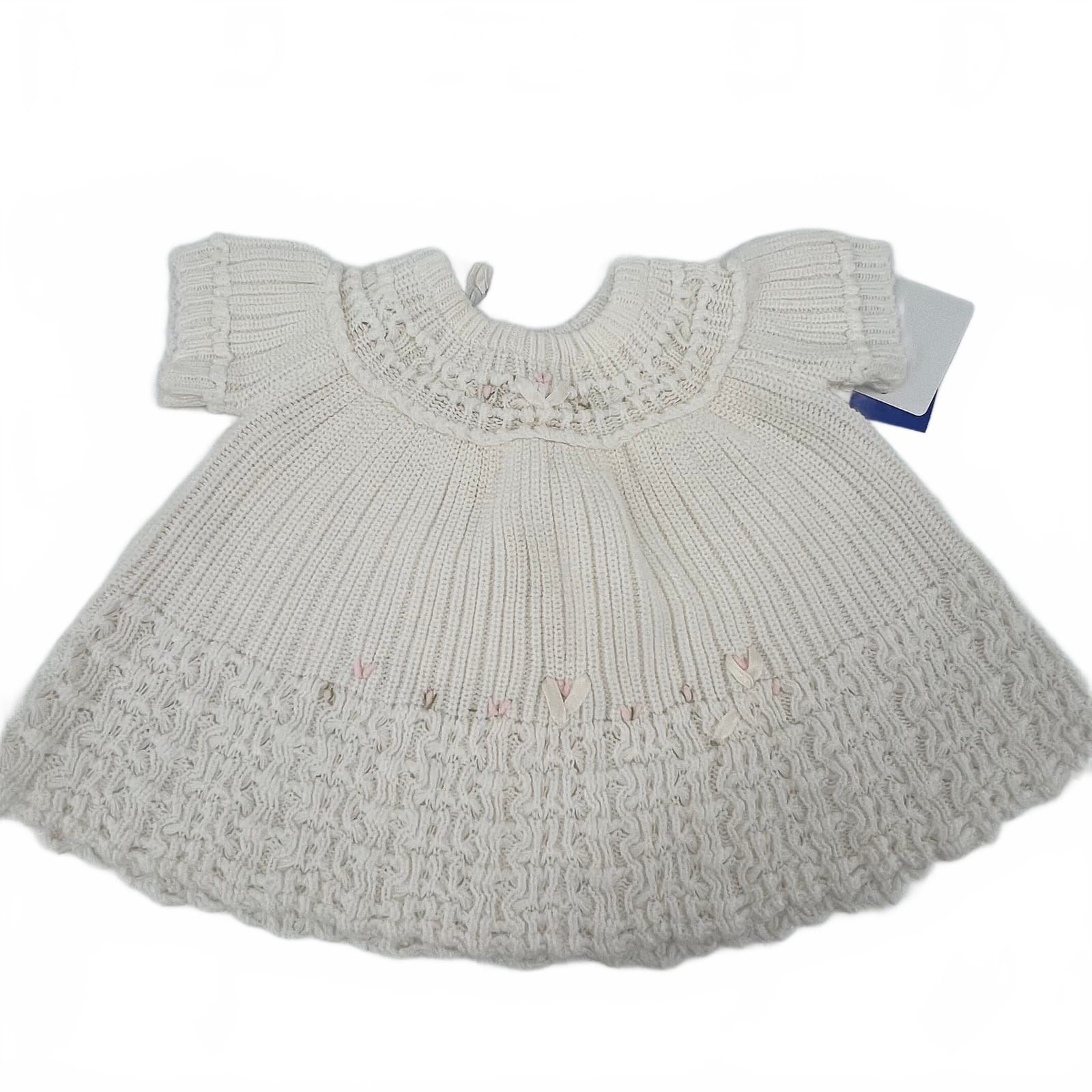 Meier & Frank Co White KnitDress for Kids