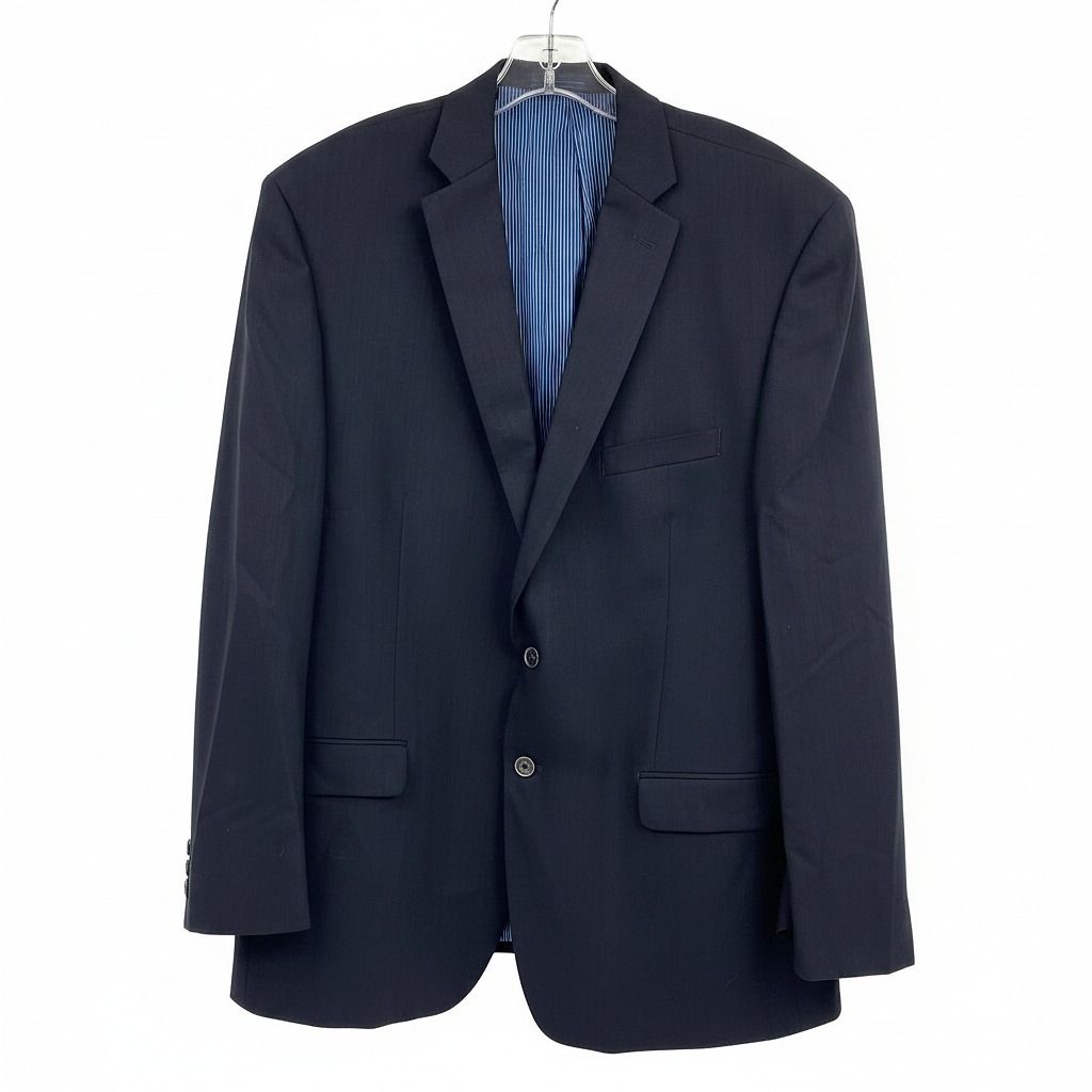 Calvin Klein Black Wool/Synthetic Blazer