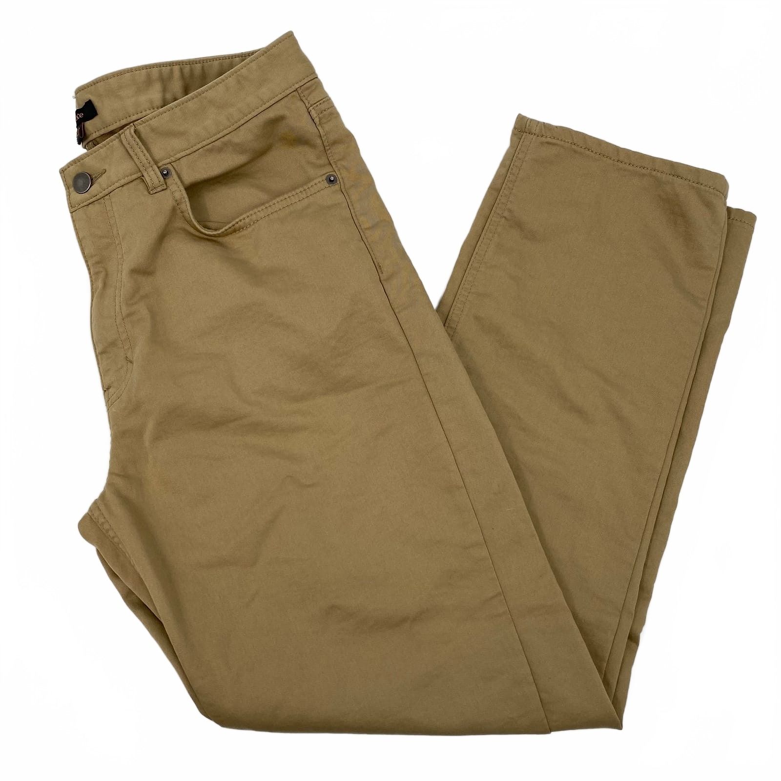 Quince Tan Cotton Blend Khakis