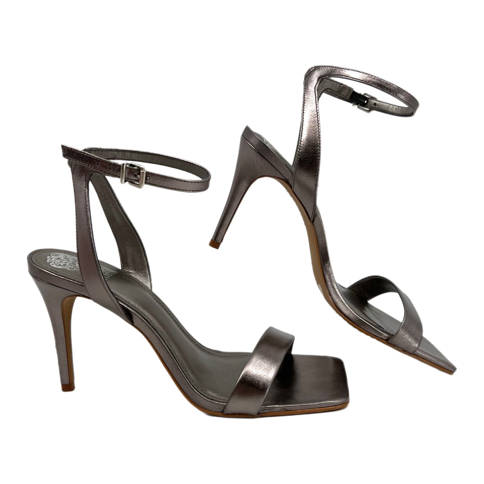 Vince Camuto Silver Ultra-High Stiletto Heels