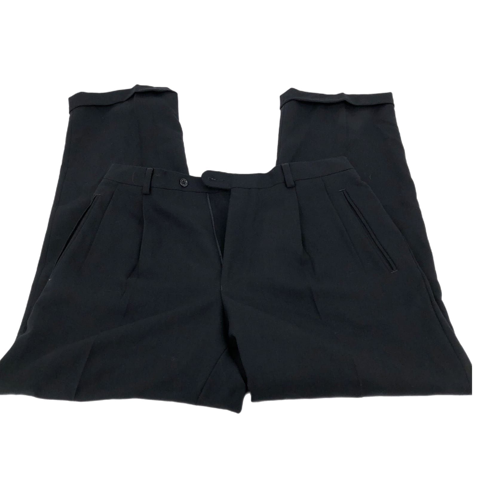 Elegant Black Straight Dress Pants for Men