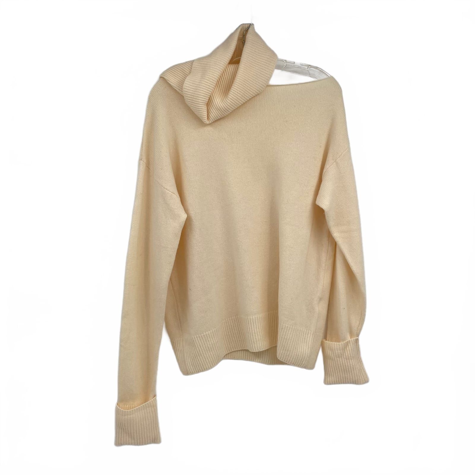 PAIGE White Wool Blend Pullover Cutout