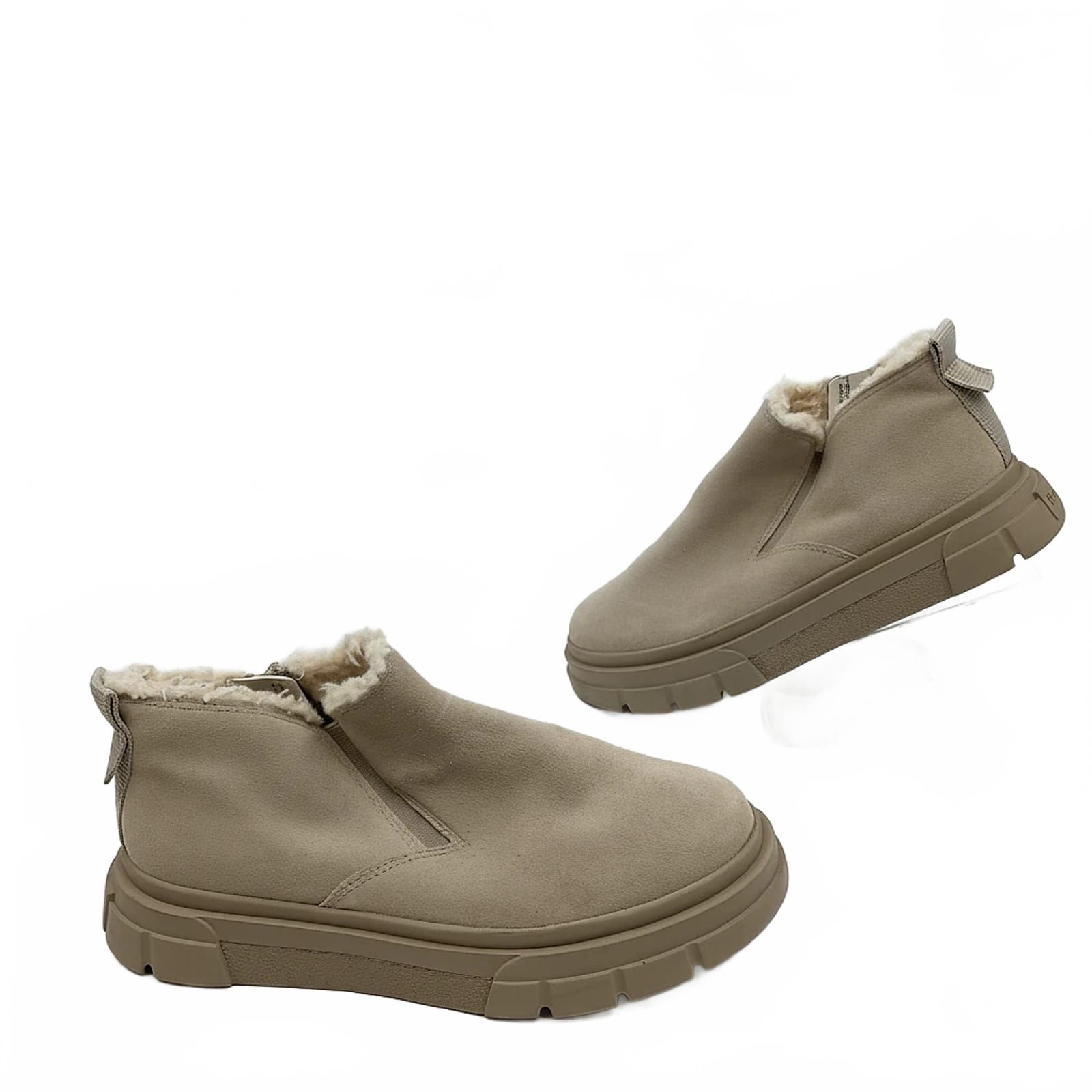 Franco Sarto Beige Suede Bootie