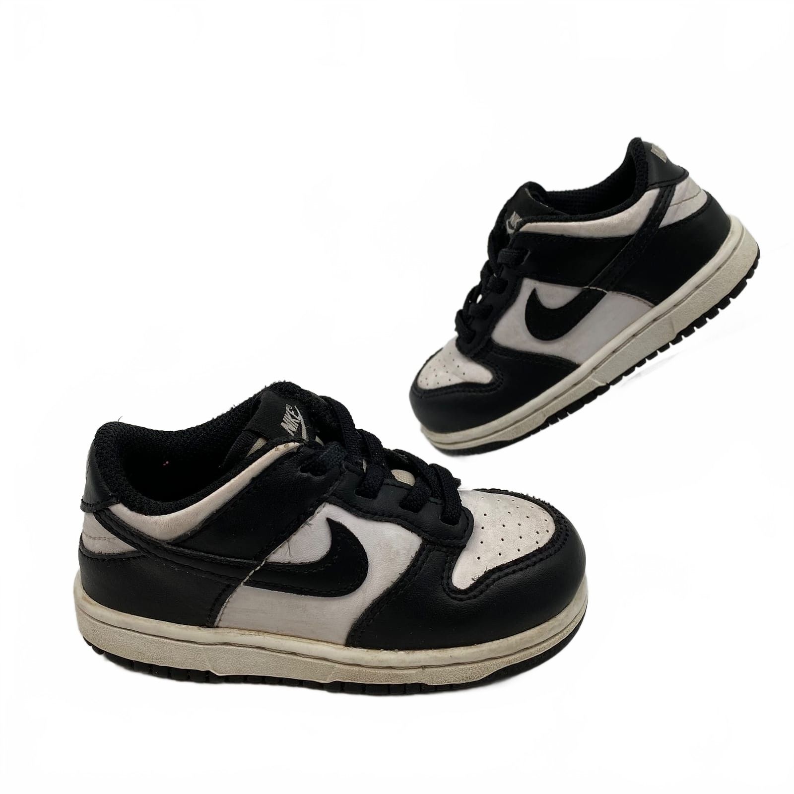 Nike Black White Dunk Low Sneakers