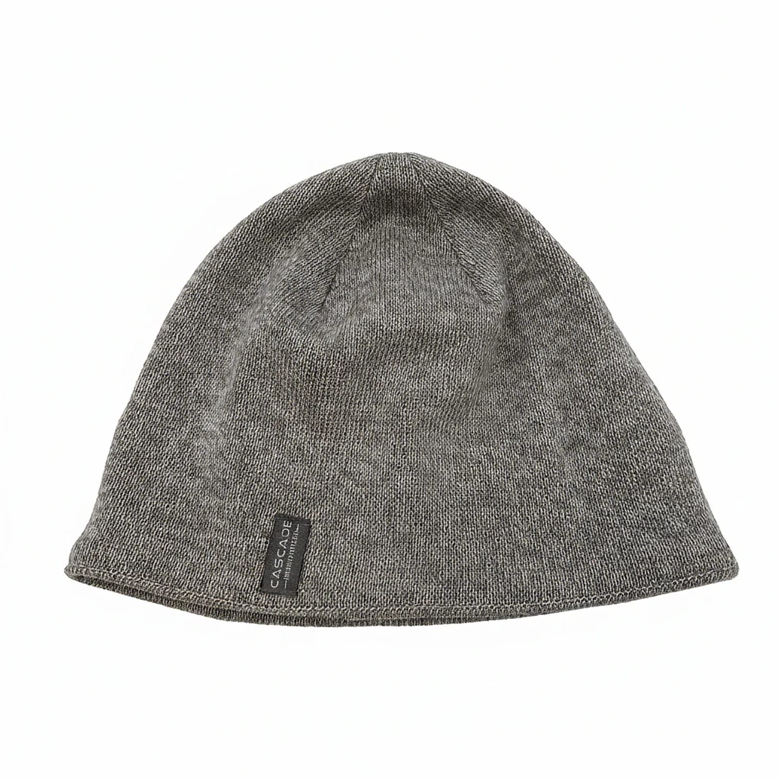 Cascade Gray Wool Beanie