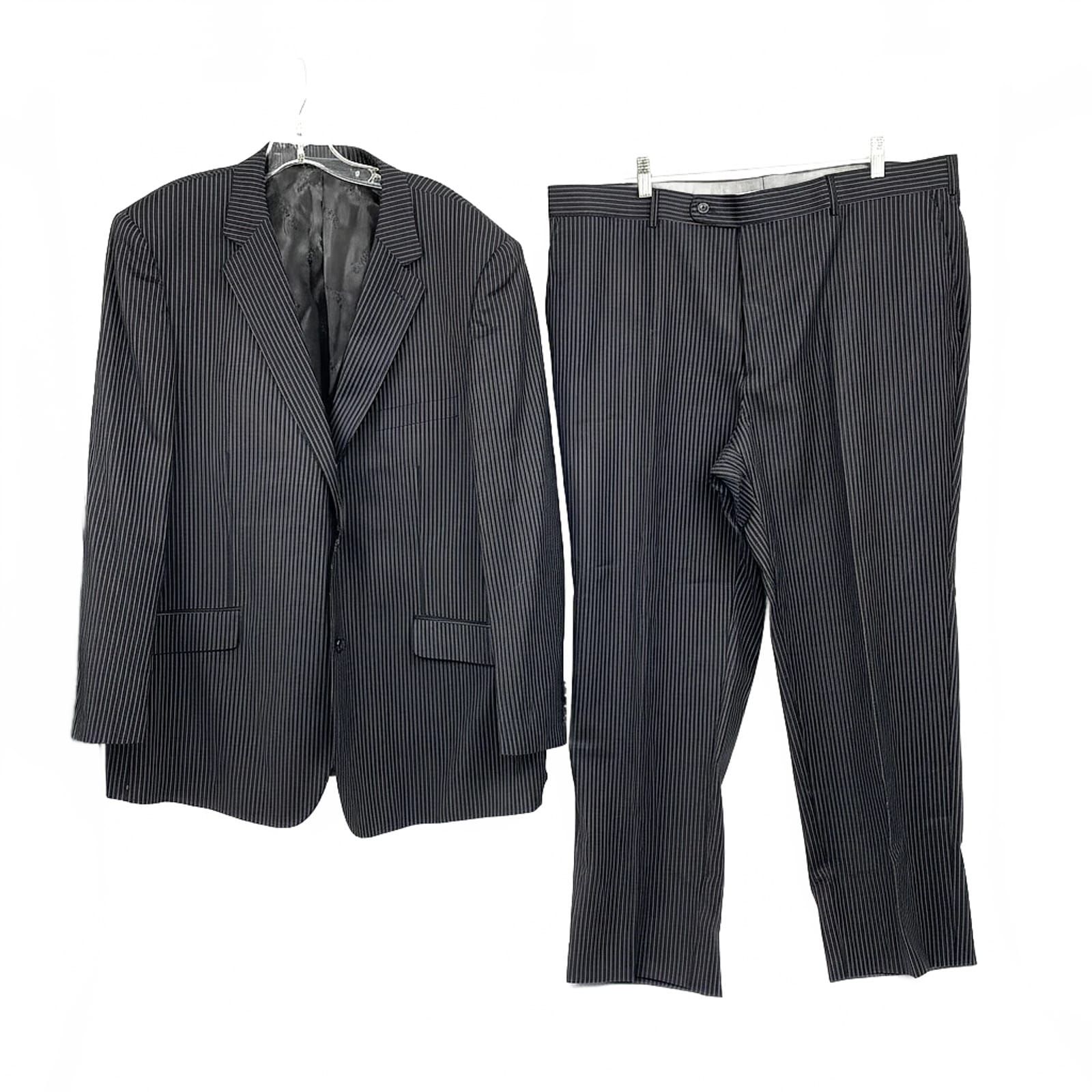 Naldini Bertolini Black Wool 2-Piece Suit