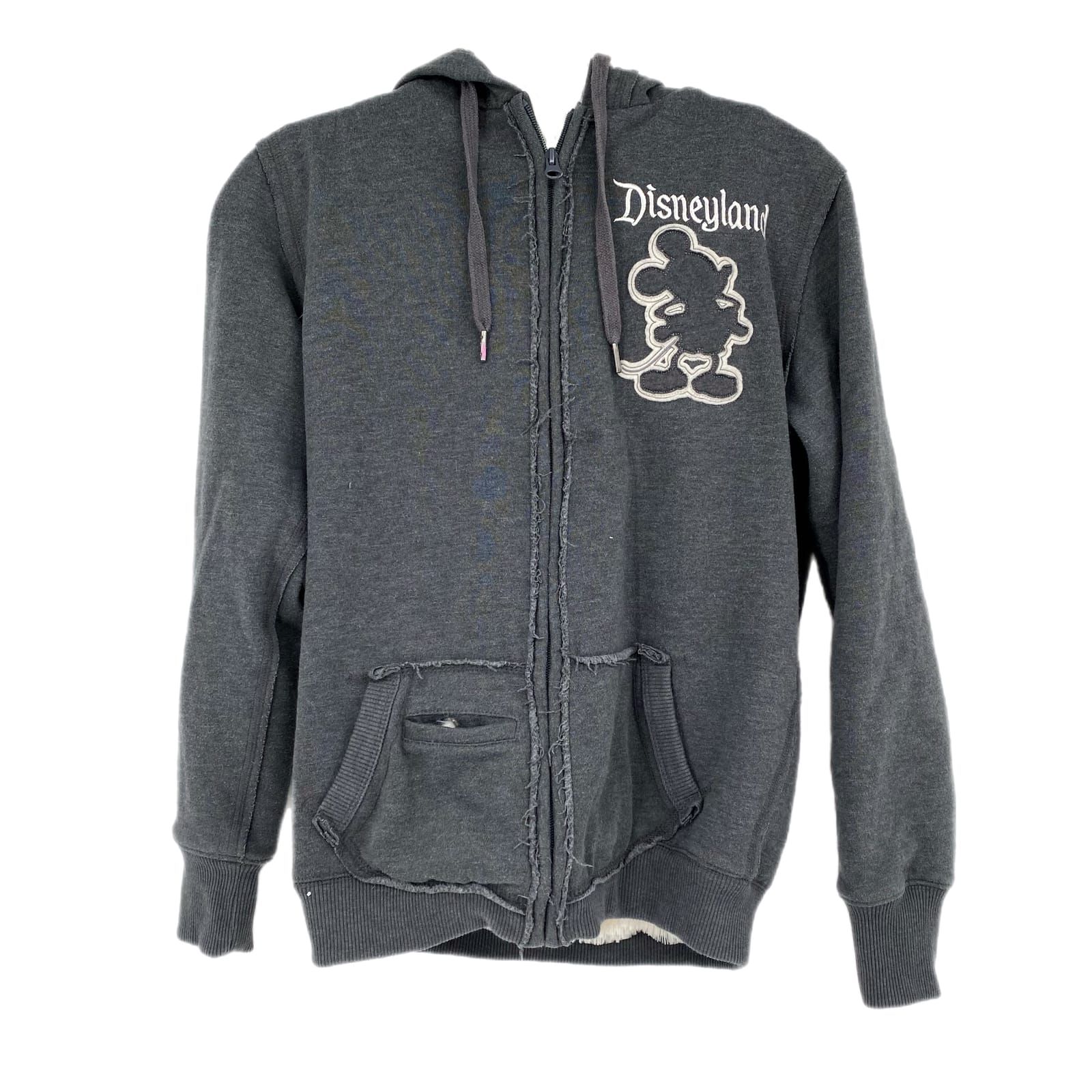 Disney Gray & White Mickey Basic Jacket