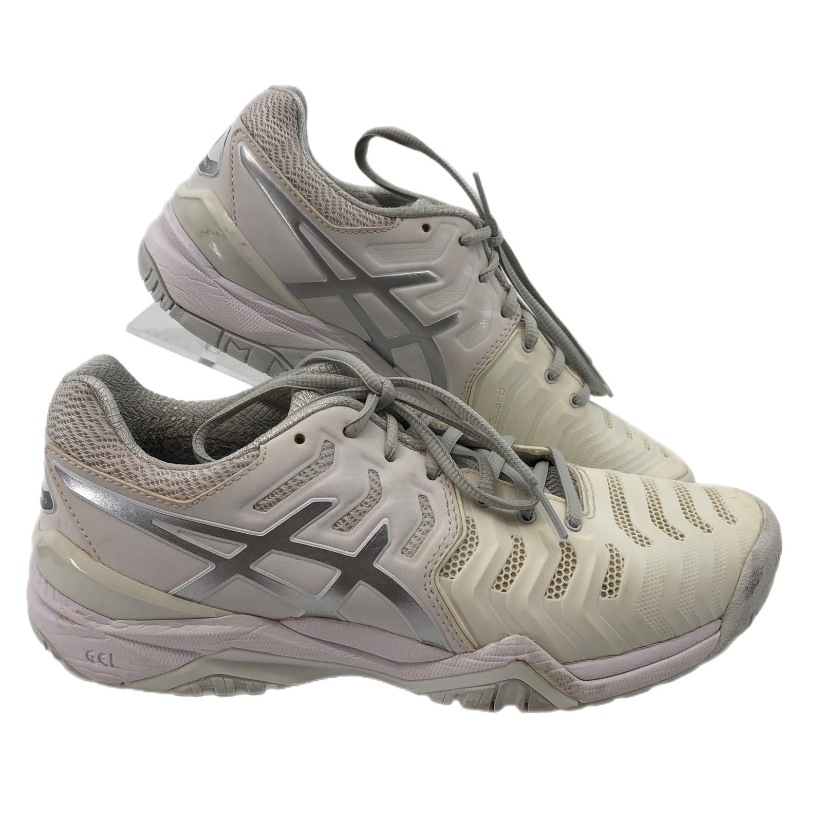 Asics White Athletic Shoes
