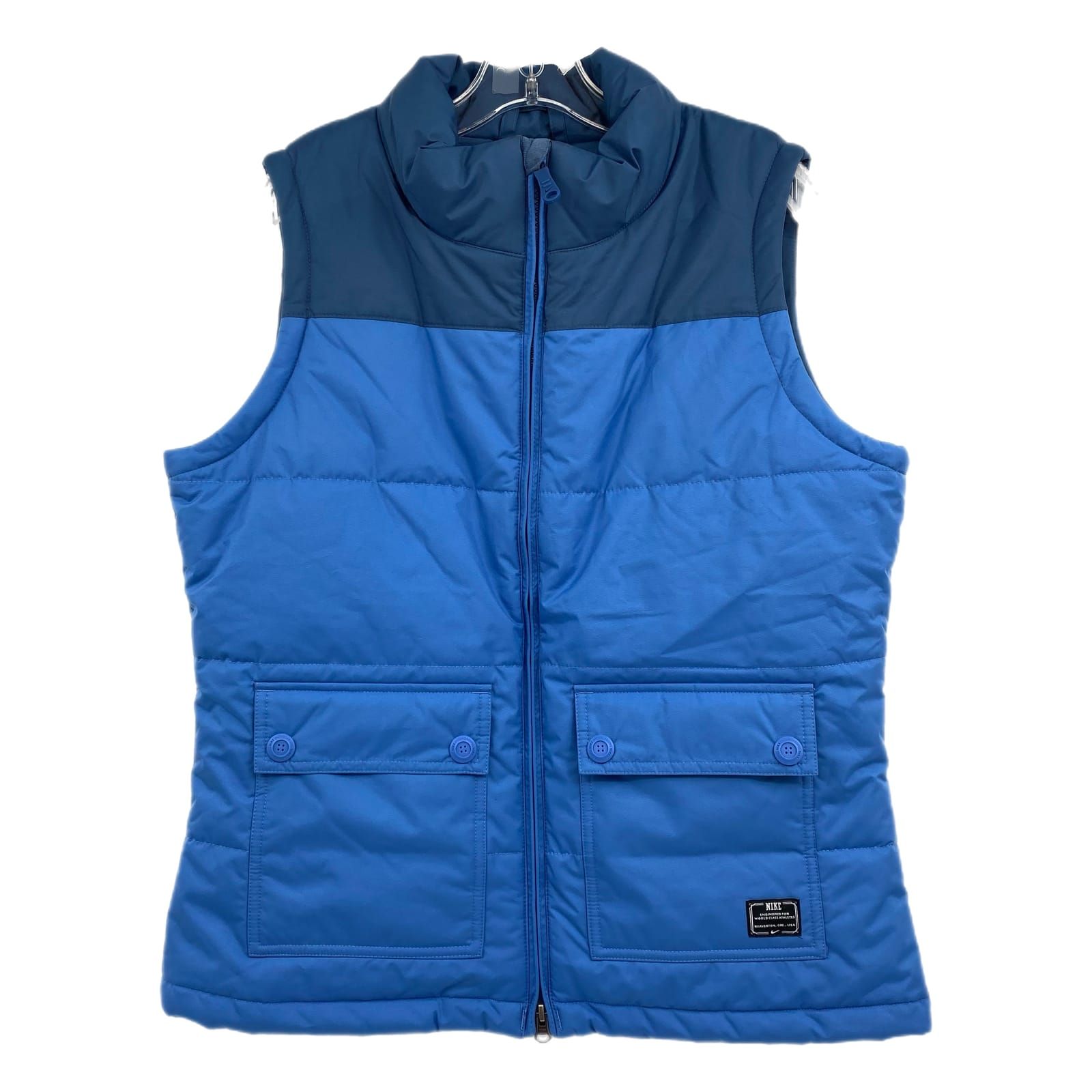 Nike Blue Puffer Snowboarding Vest