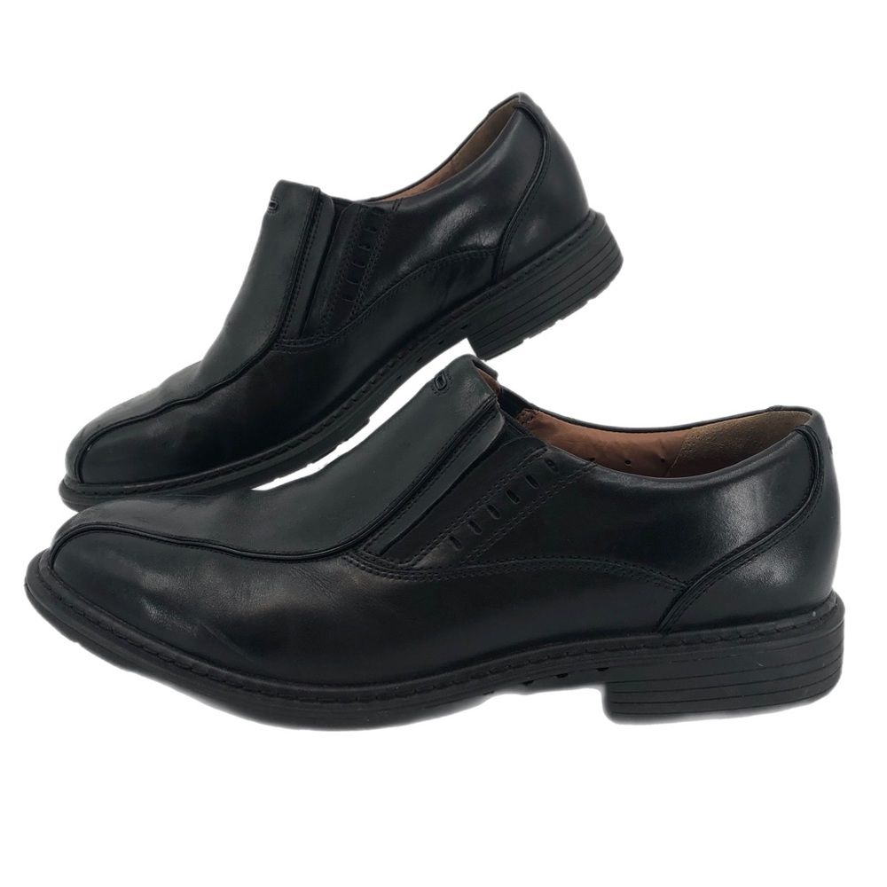 Clarks Black Breathable Comfort Loafers