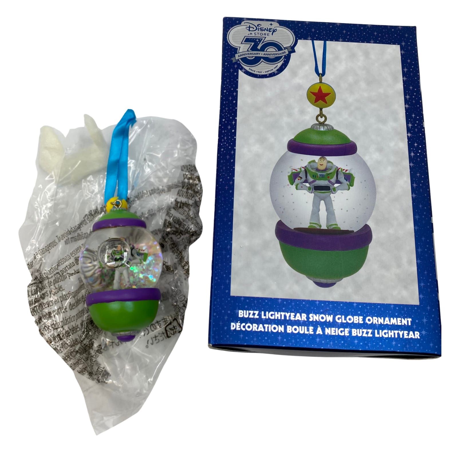 Disney Purple Buzz Lightyear Christmas Ornament
