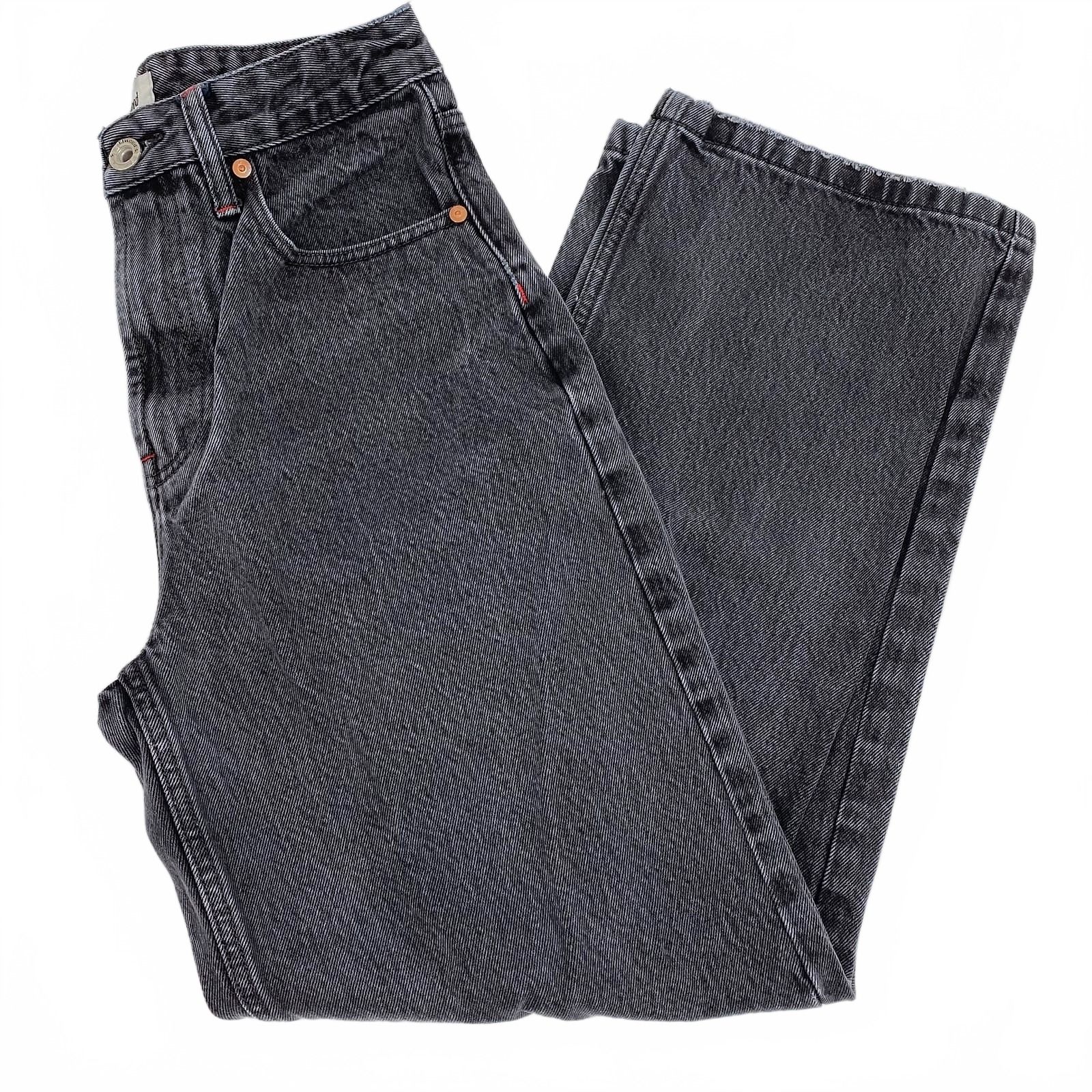 Elwood Washed Black High Rise Jeans
