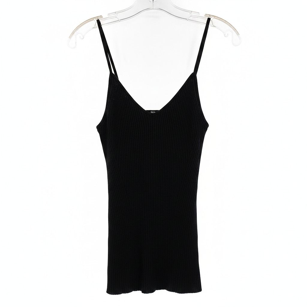 Banana Republic Black Ribbed Knit Tank
