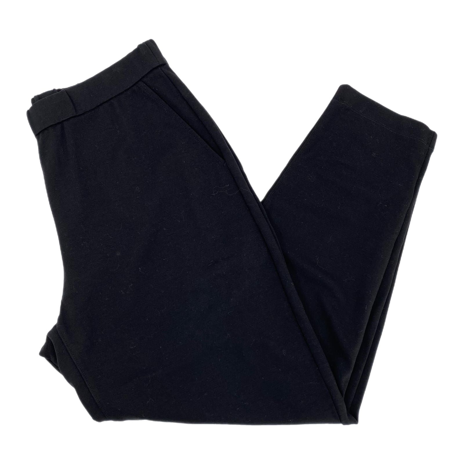Eileen Fisher Black Tapered Ankle Pants