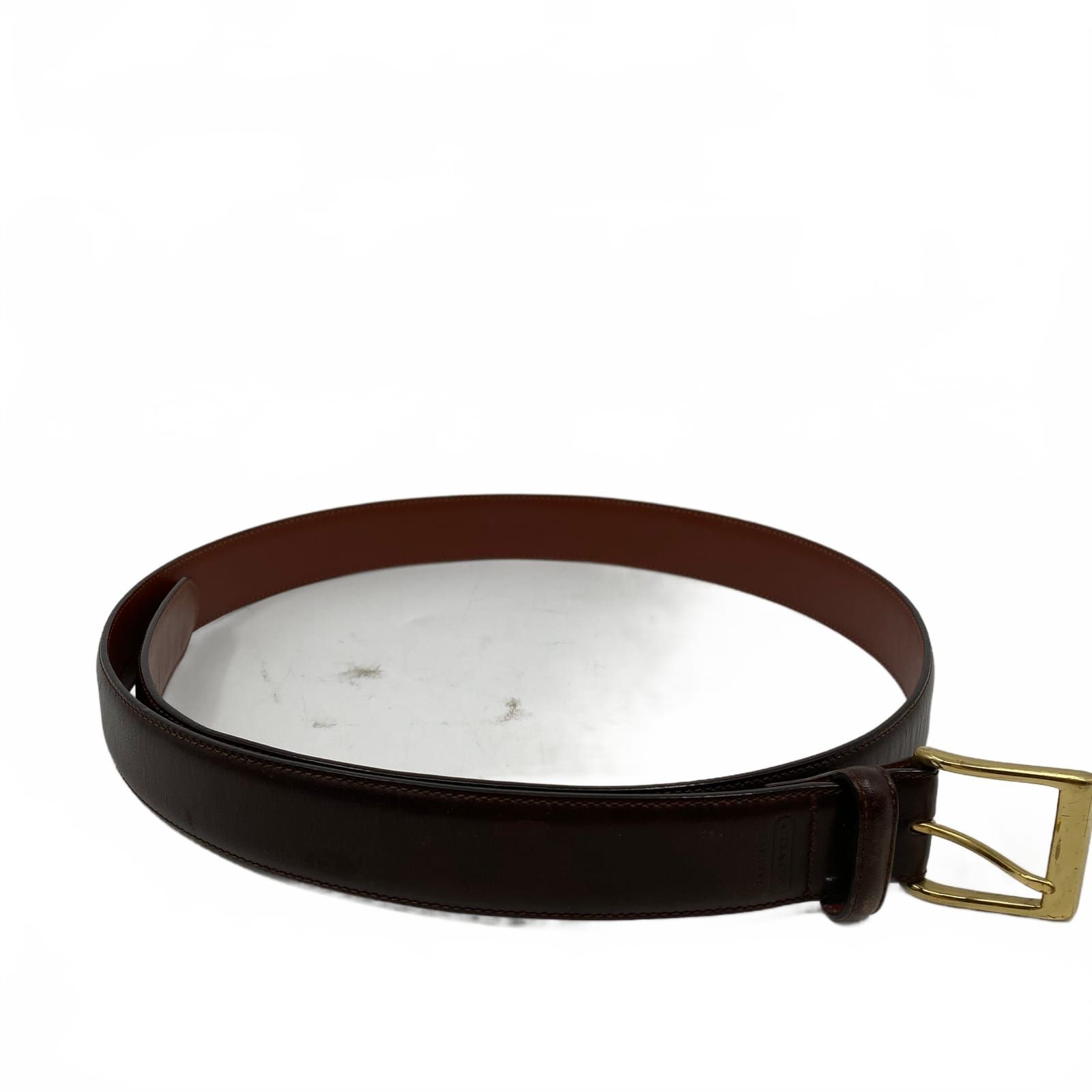 Coach Brown Leather Belt