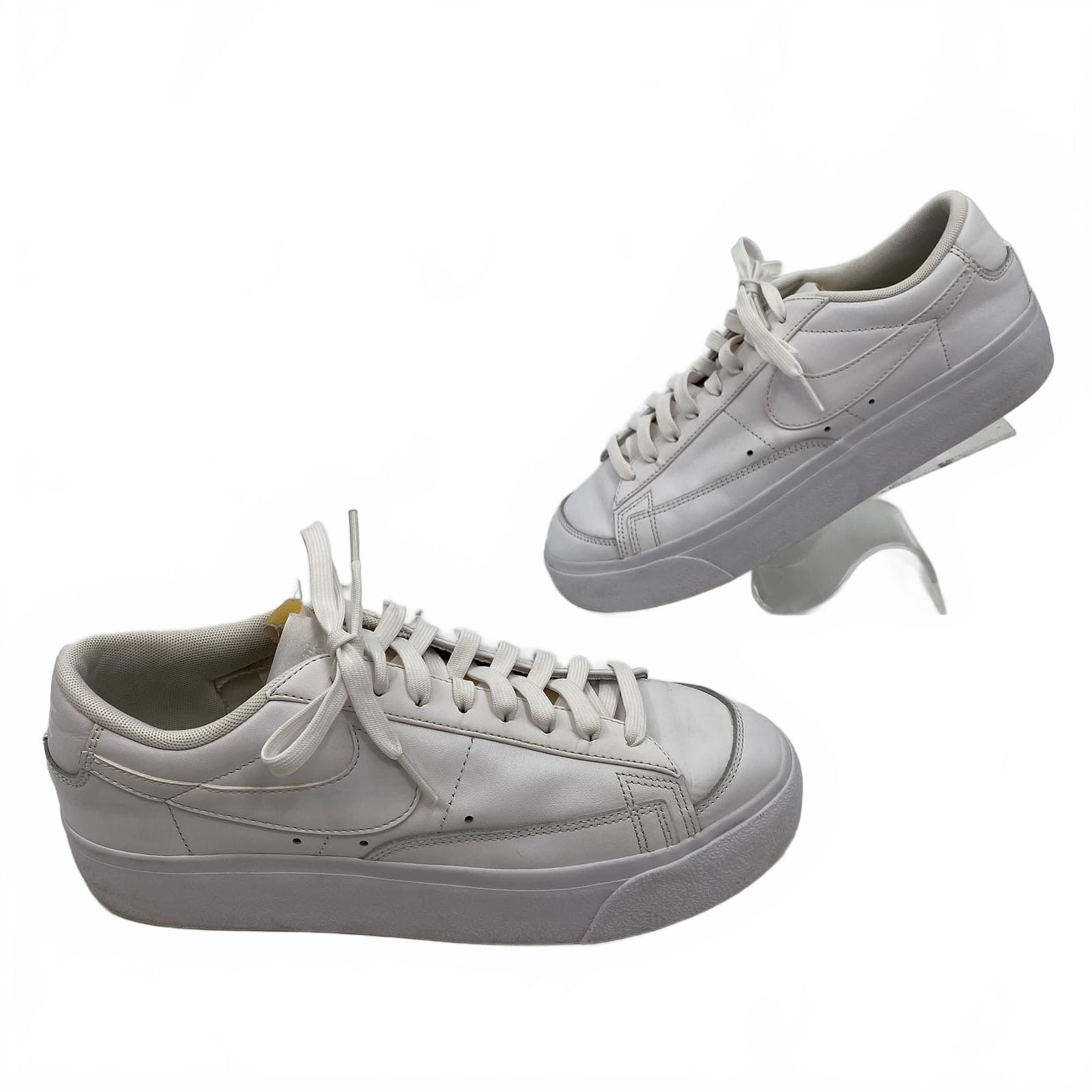 Nike White Blazer Low Platform Sneakers