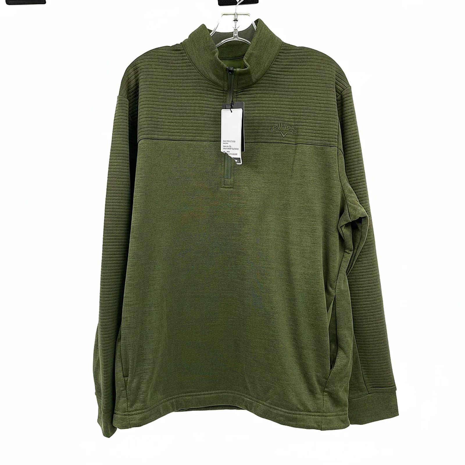 Callaway Green Quarter Zip Pullover