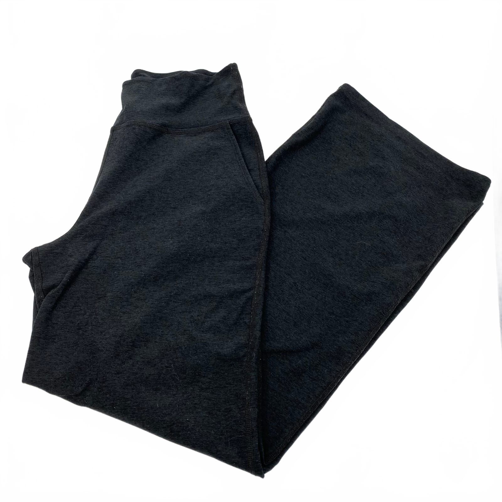 Beyond Yoga Black Wide Leg Jogger Pants