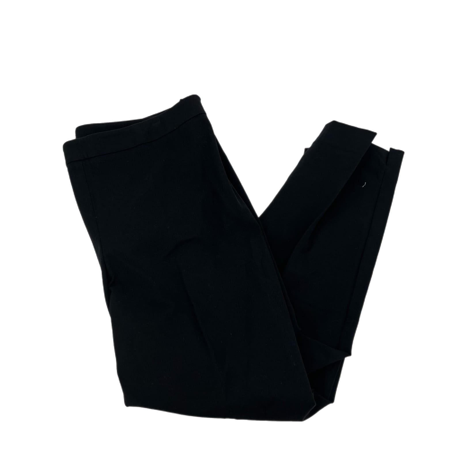 Talbots Black Polyester Basic Heritage Trousers