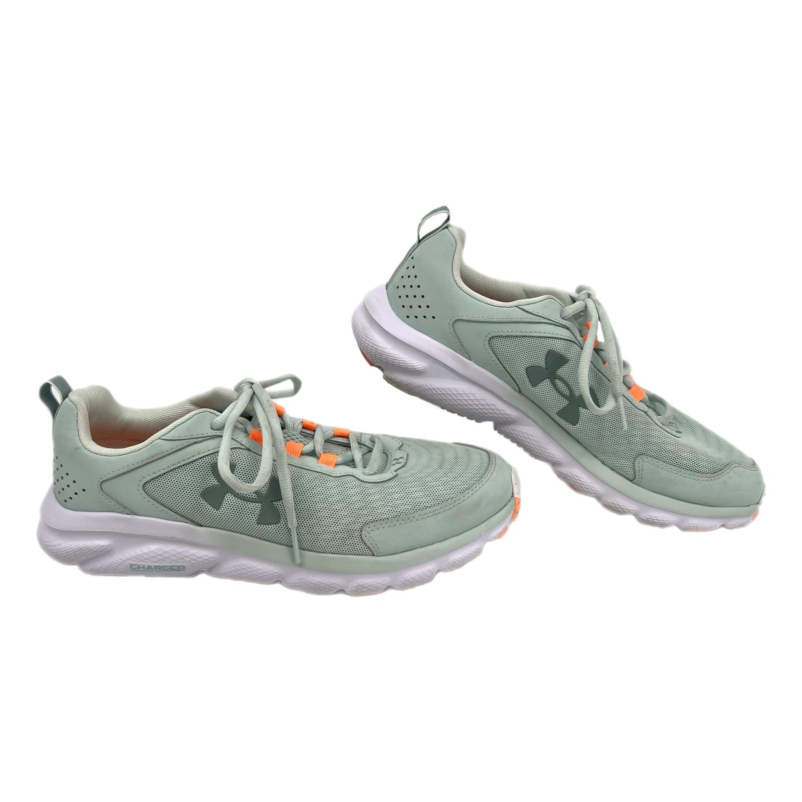 Under Armour Blue/Orange Athletic Sneakers