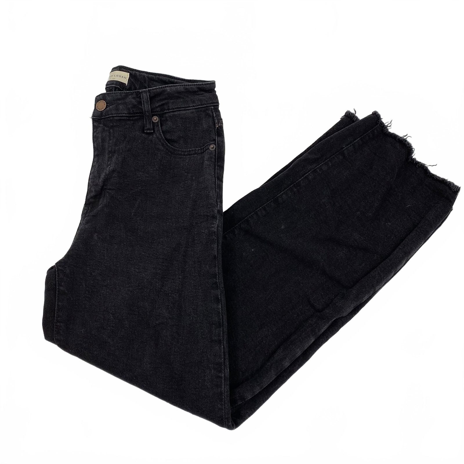 Oliver Logan Black Straight Leg Jeans