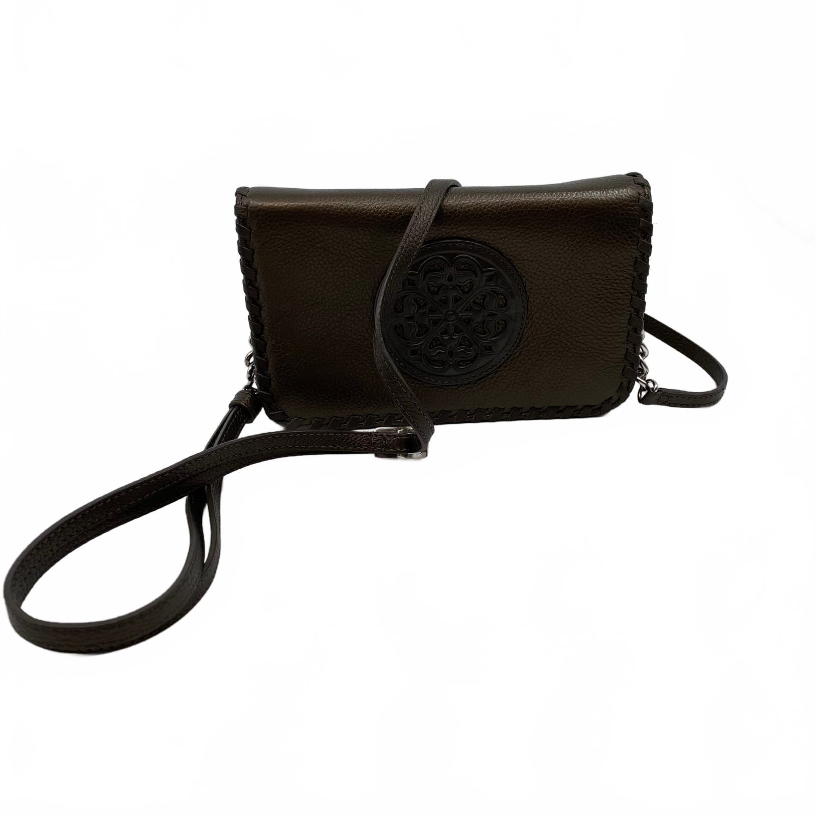 Brighton Brown Leather Crossbody Bag
