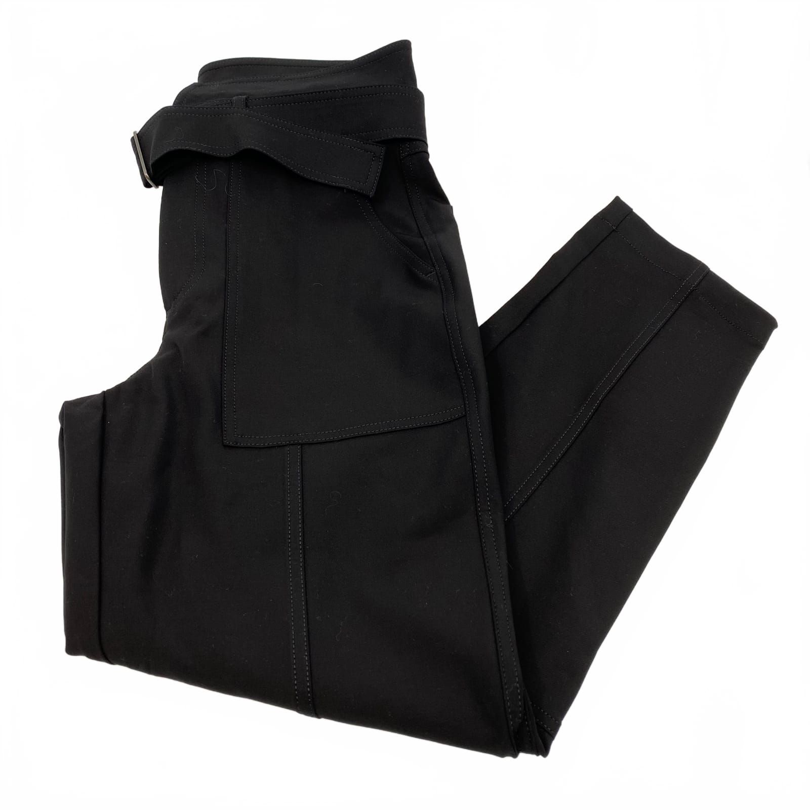 Banana Republic Black Belted Dress Pants