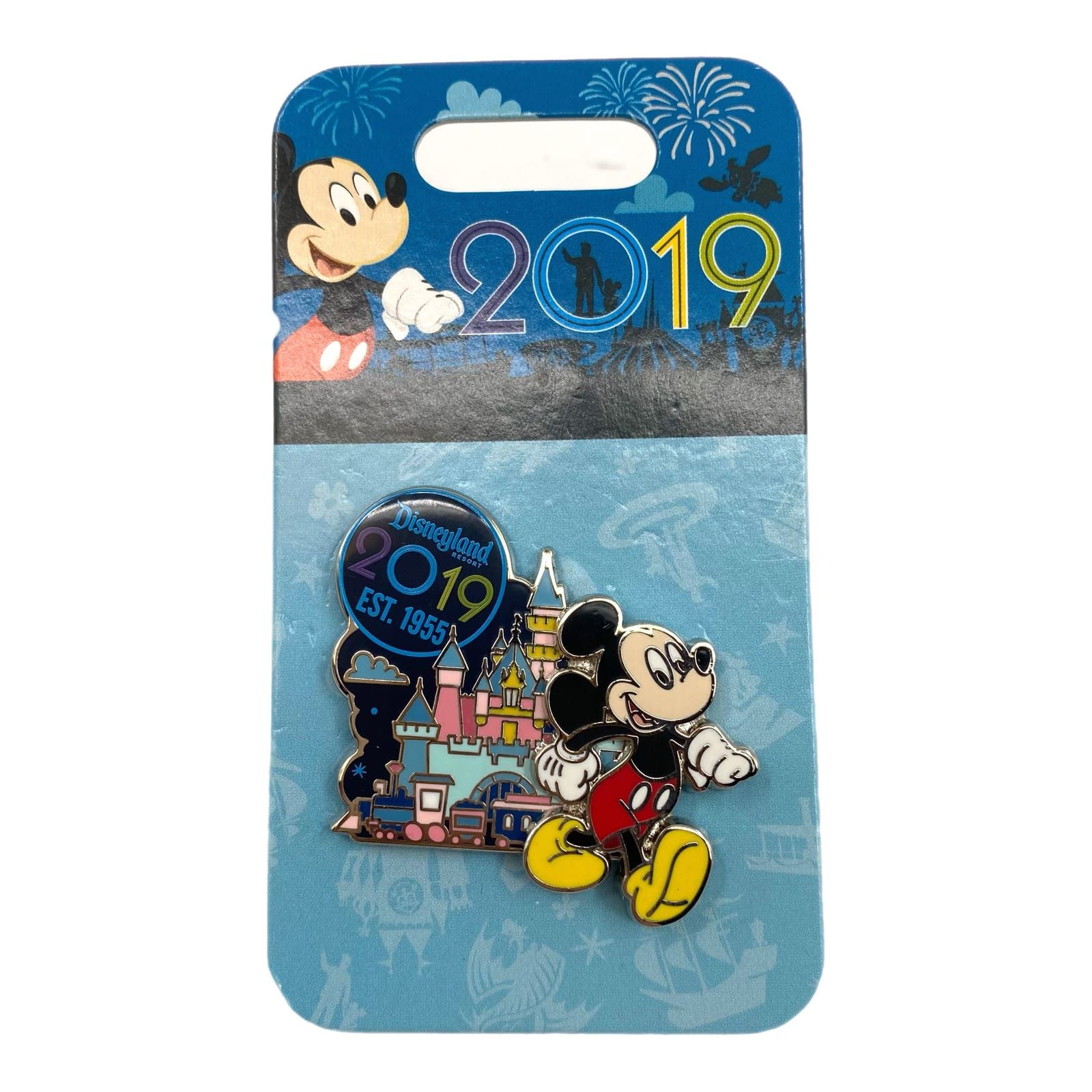 Disney Blue 2019 Mickey Mouse Disneyland Collectible Pin
