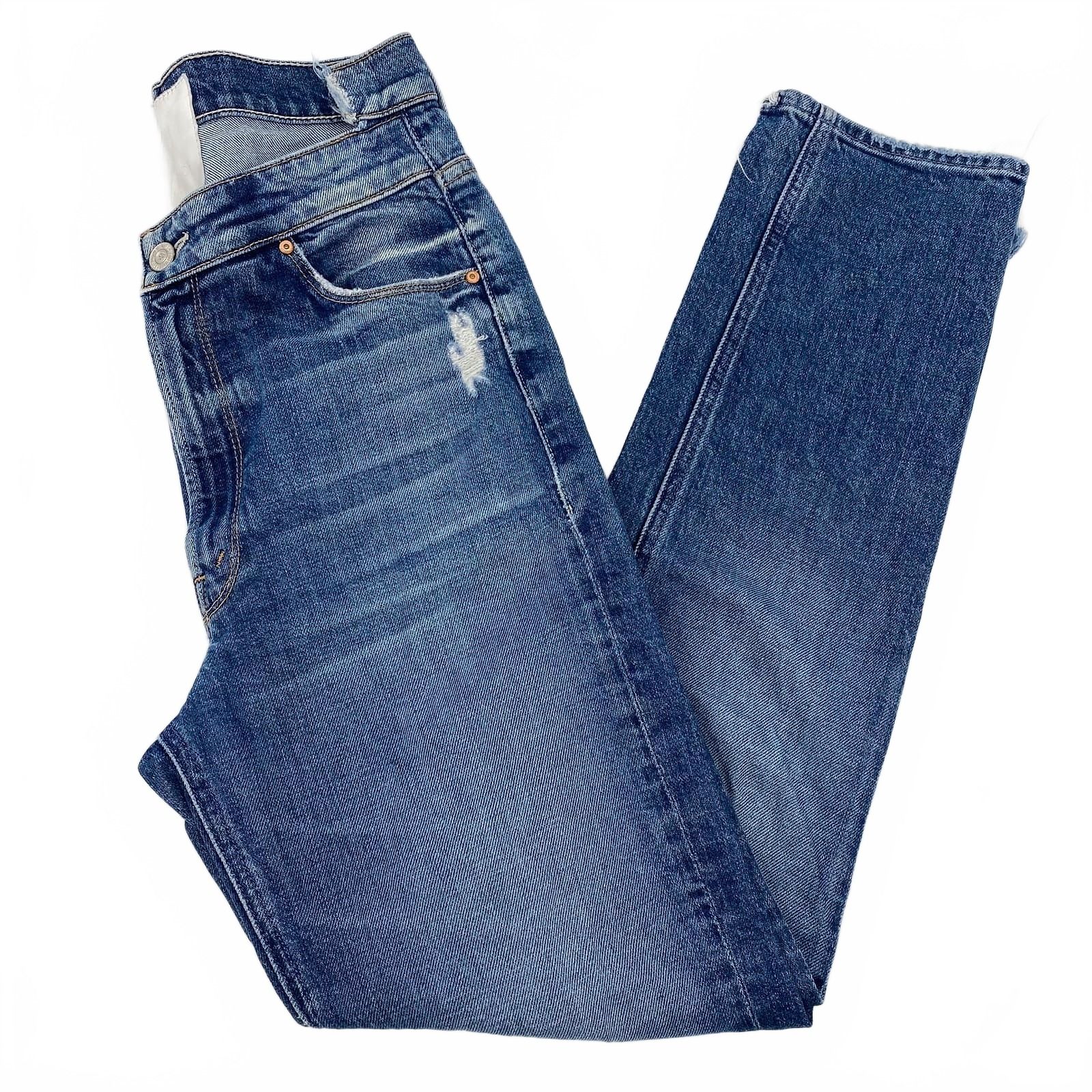 Mother Medium Wash Dazzler Shift Jeans
