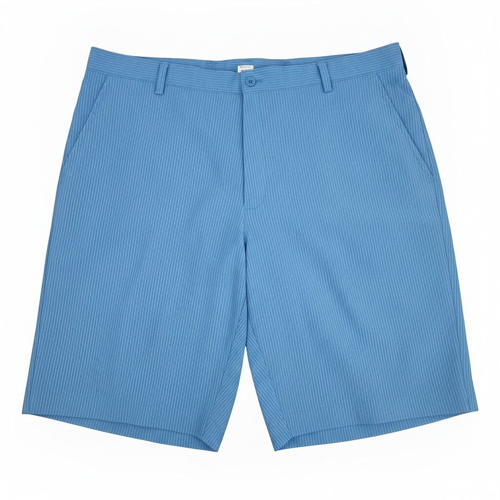 Nike Blue Striped Golf Shorts