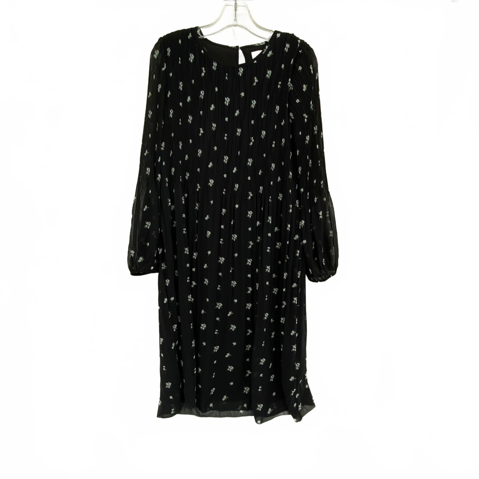 Wilfred Black Floral Midi Dress