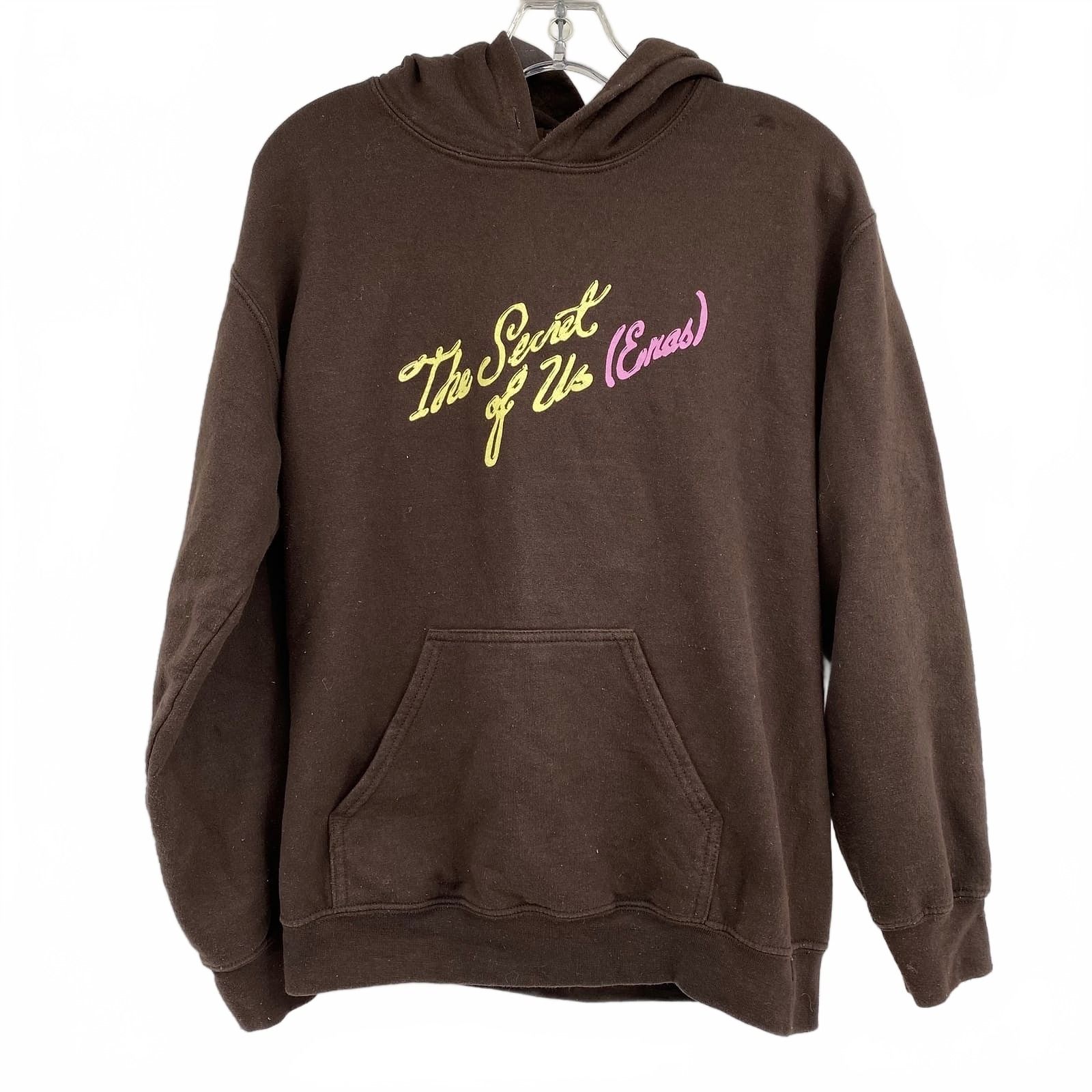Gracie Abrams Hoodie Brown Cotton Blend Pull-over