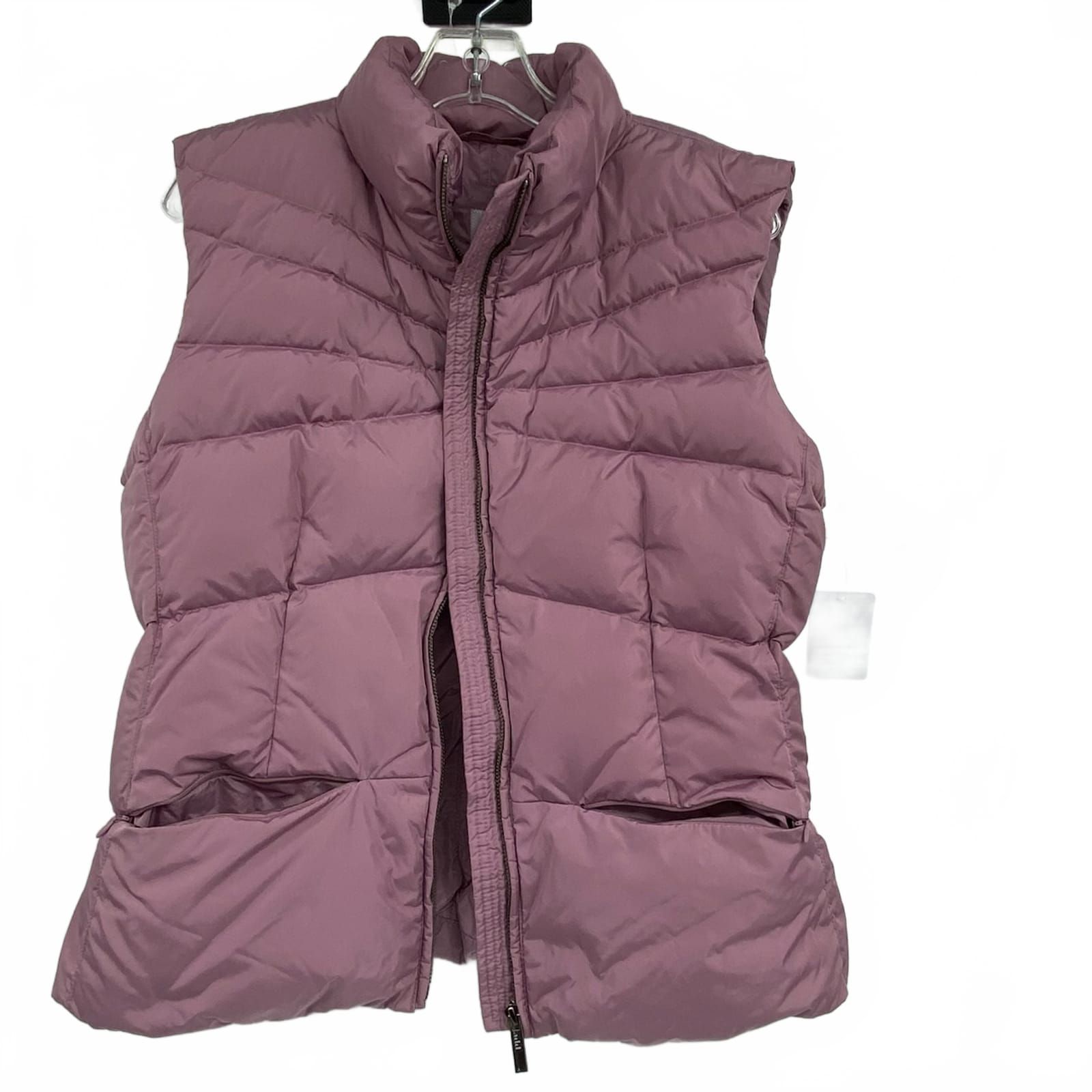 Add Down Purple Puffer Vest