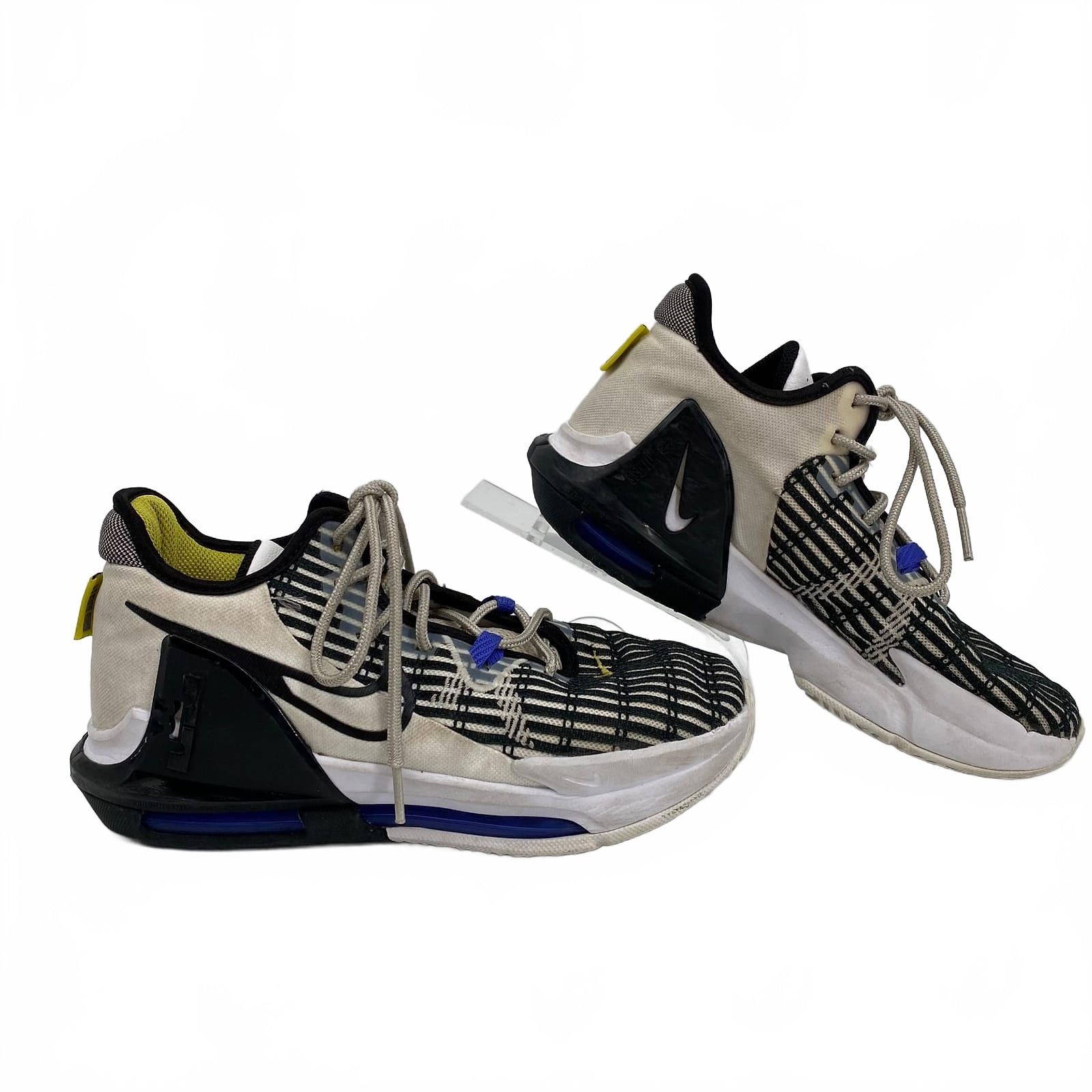 Nike Beige Black Lebron Witness Sneakers