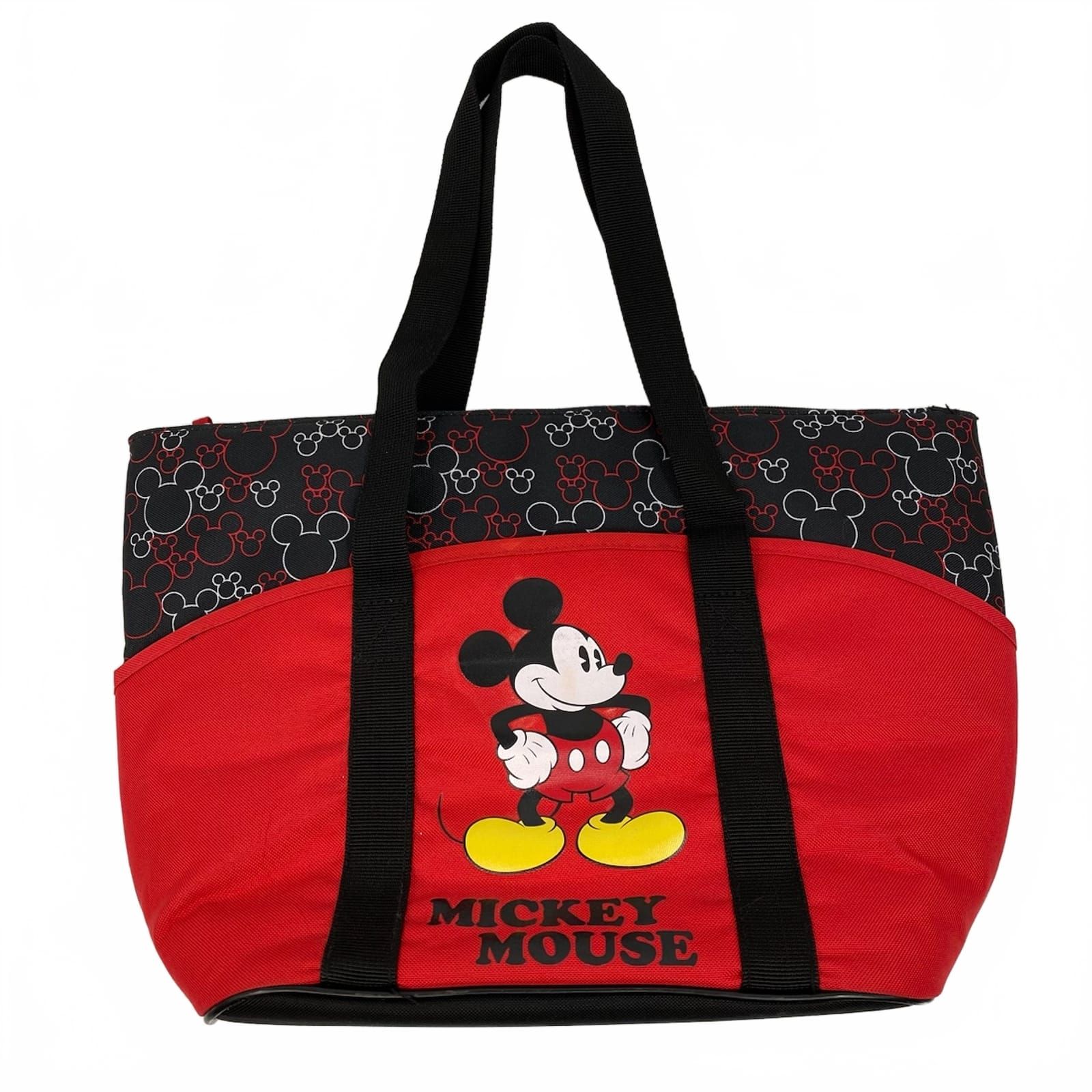 Disney Black Red Mickey Mouse Insulated Tote