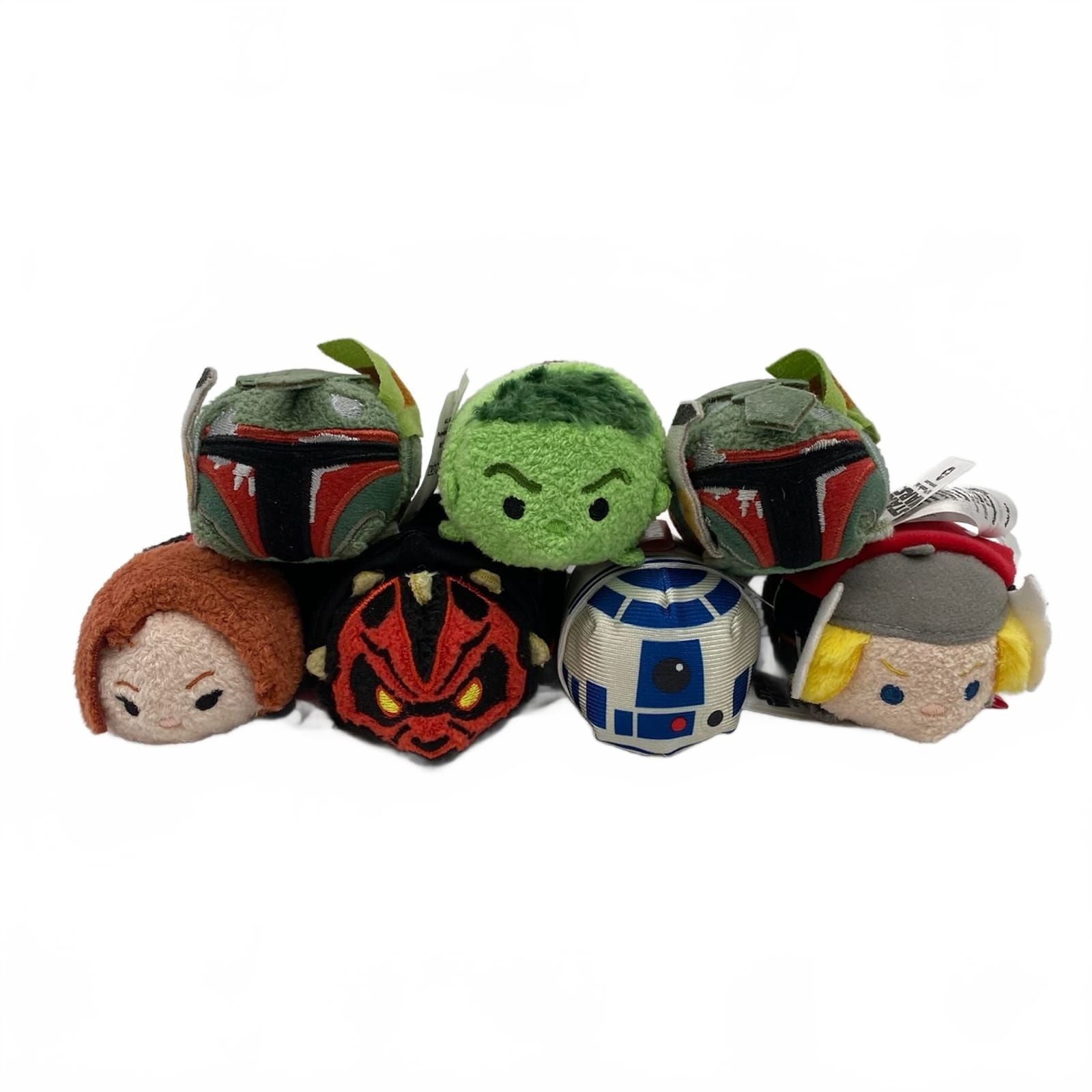 Disney Tsum Tsum Marvel & Star Wars 7 Plush Set