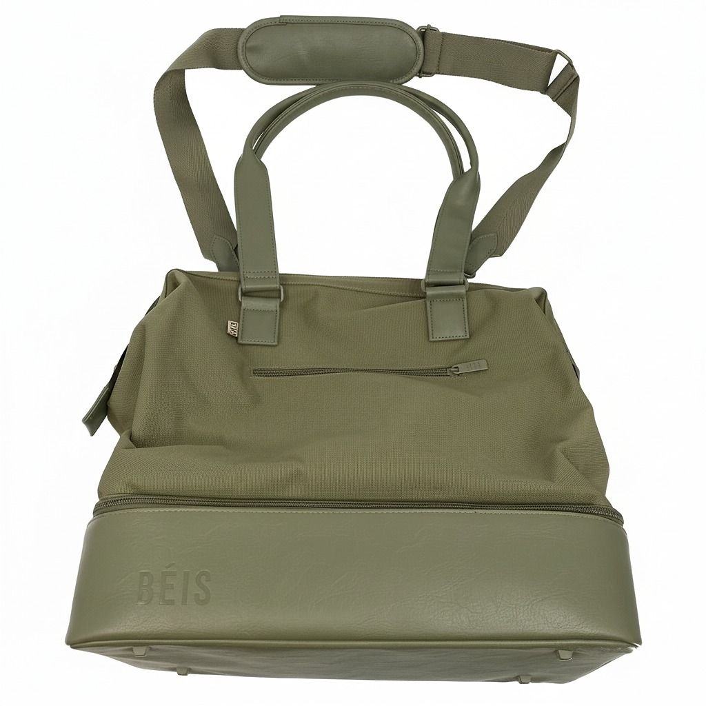 BEIS Green Travel Bag Weekender