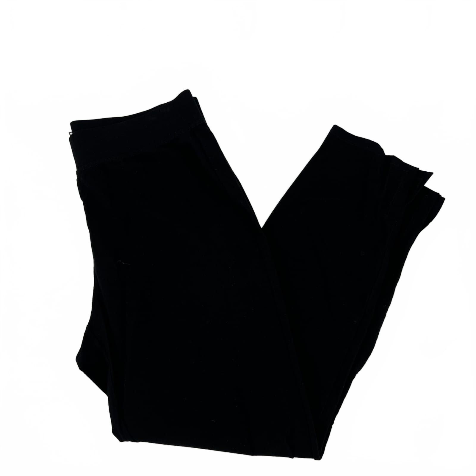 Eileen Fisher Black Viscose-Nylon Tampered Pants