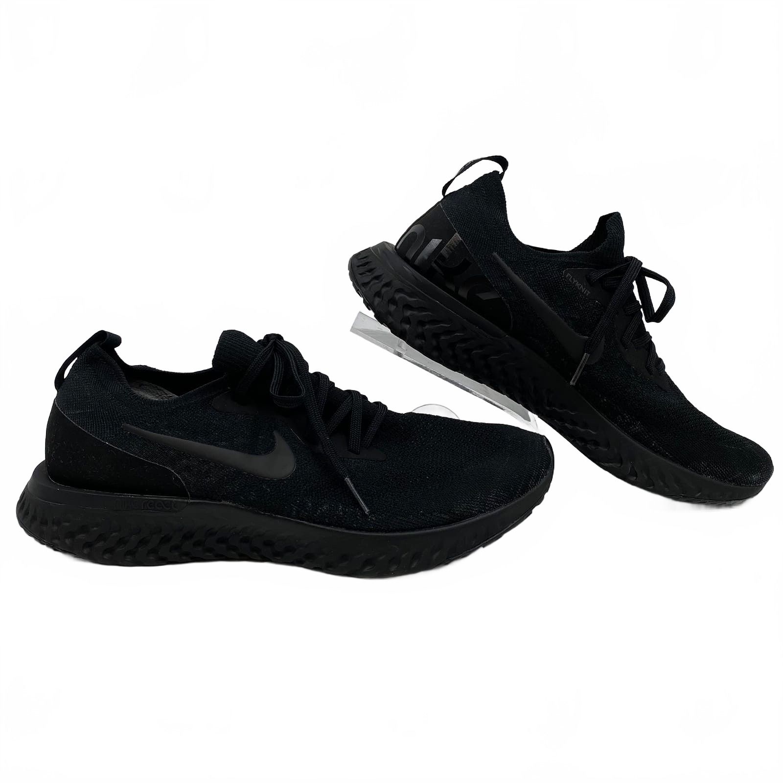 Nike Black Epic React Flyknit Sneakers