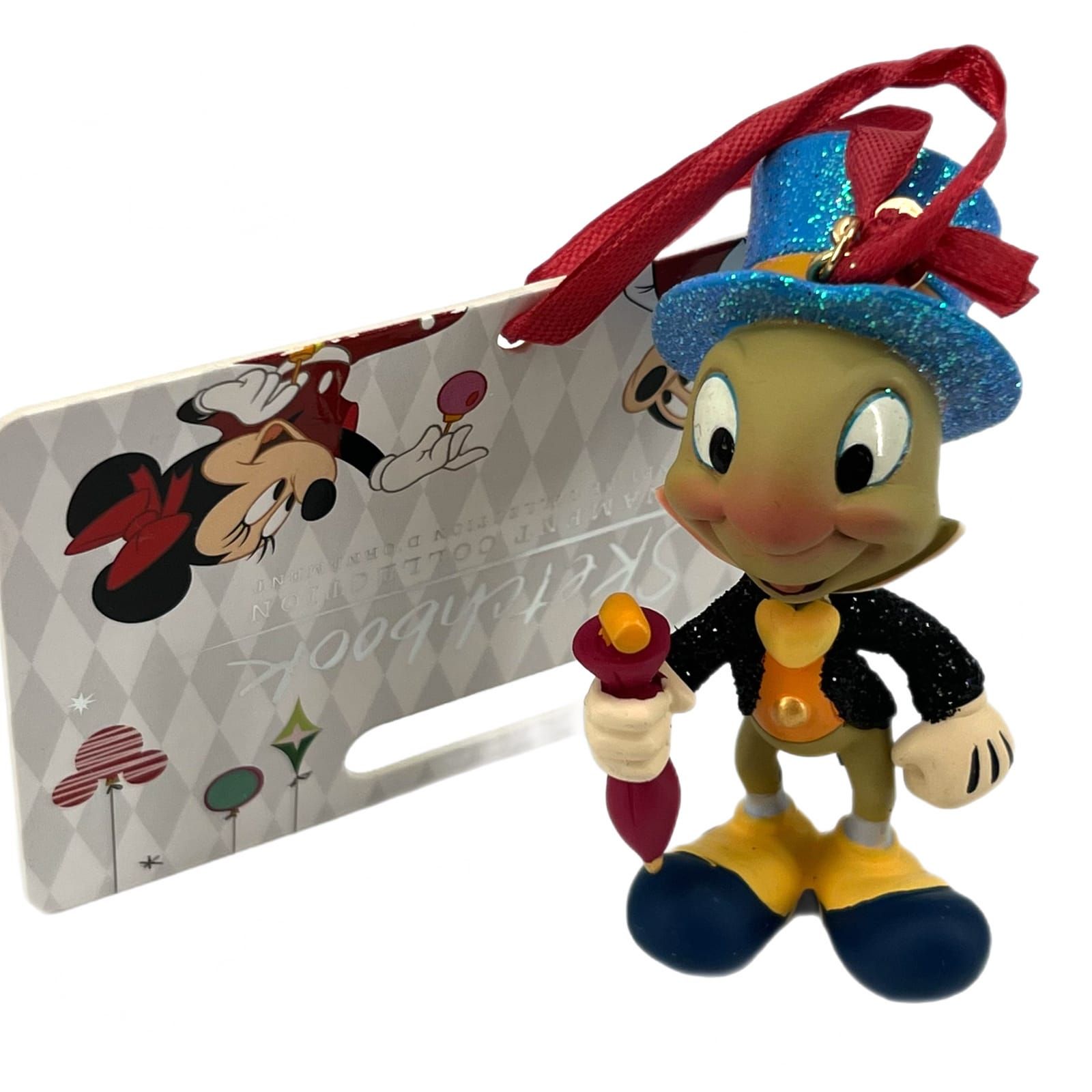 Disney Store Jiminy Cricket Christmas Ornament