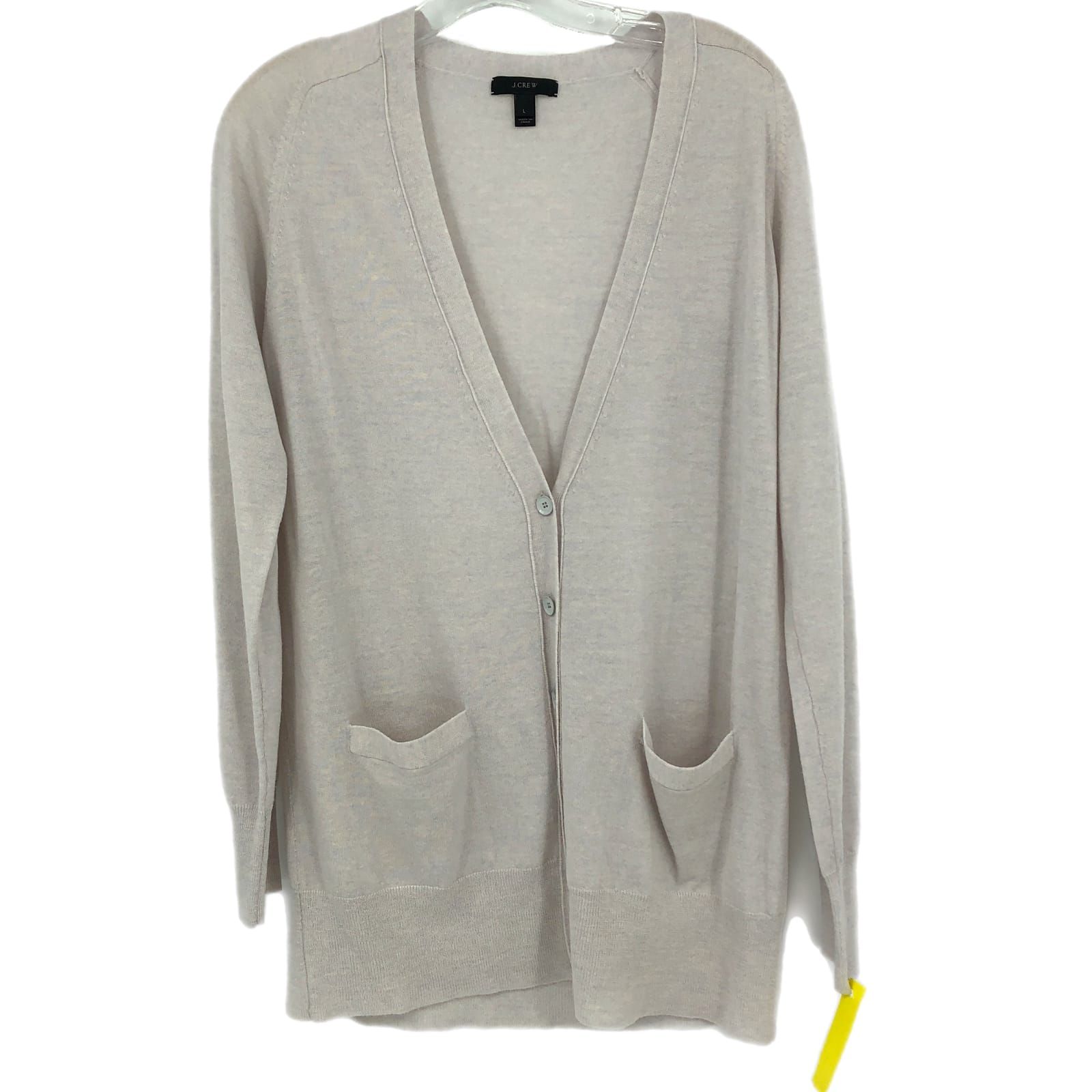 Classic Gray Wool Cardigan