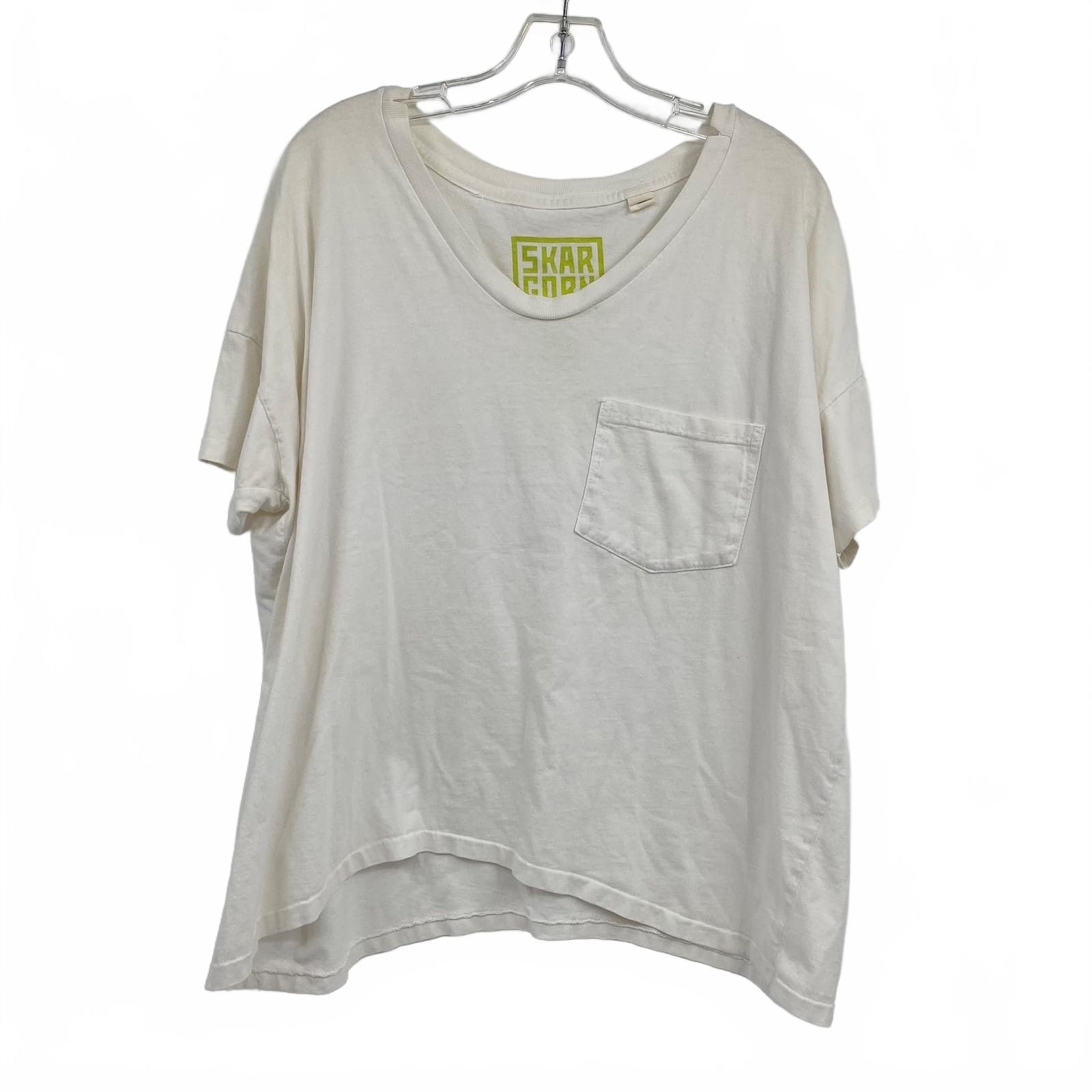 Skargorn White 100% Cotton Tee