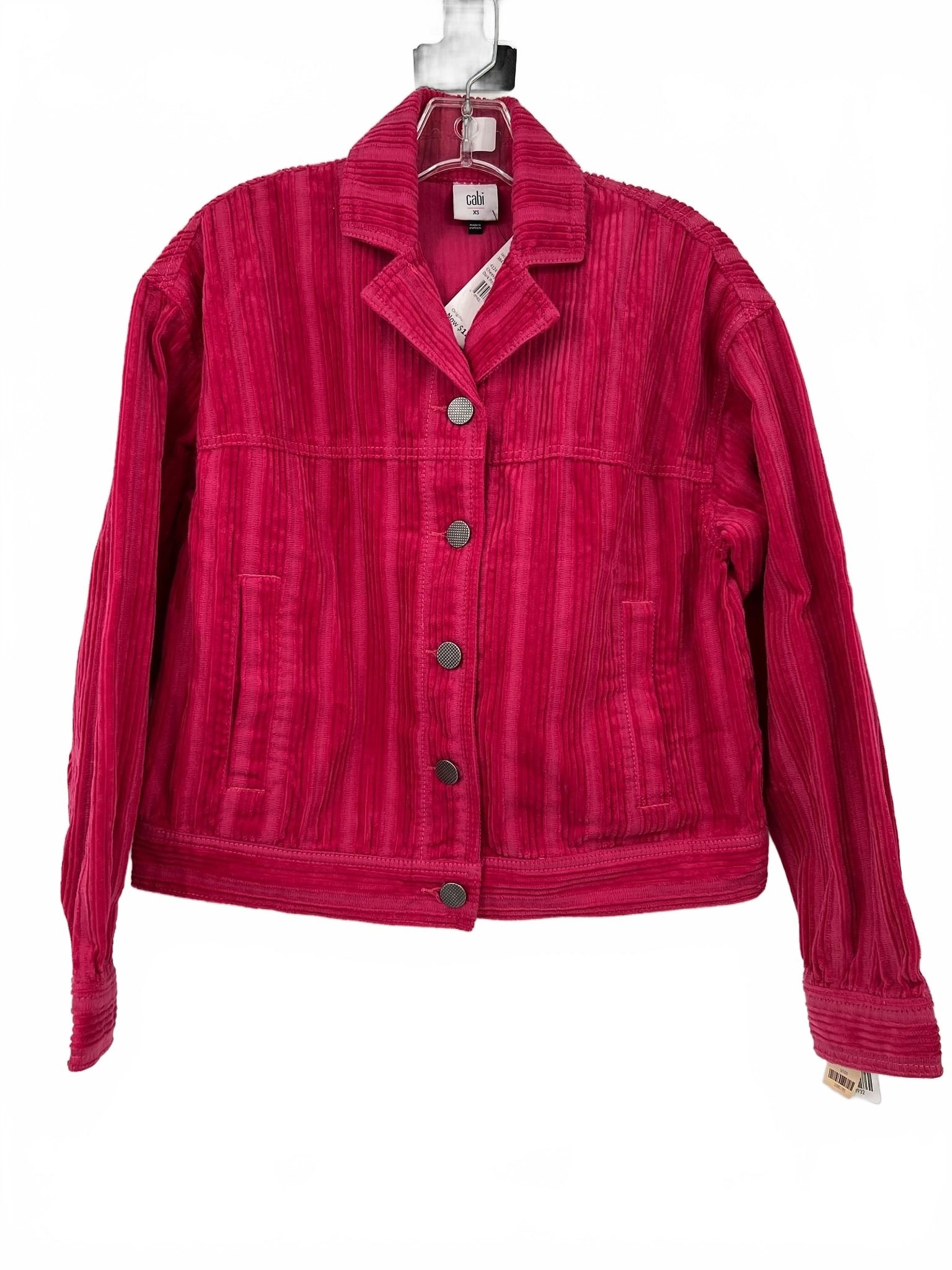 Cabi Pink Corduroy Jacket