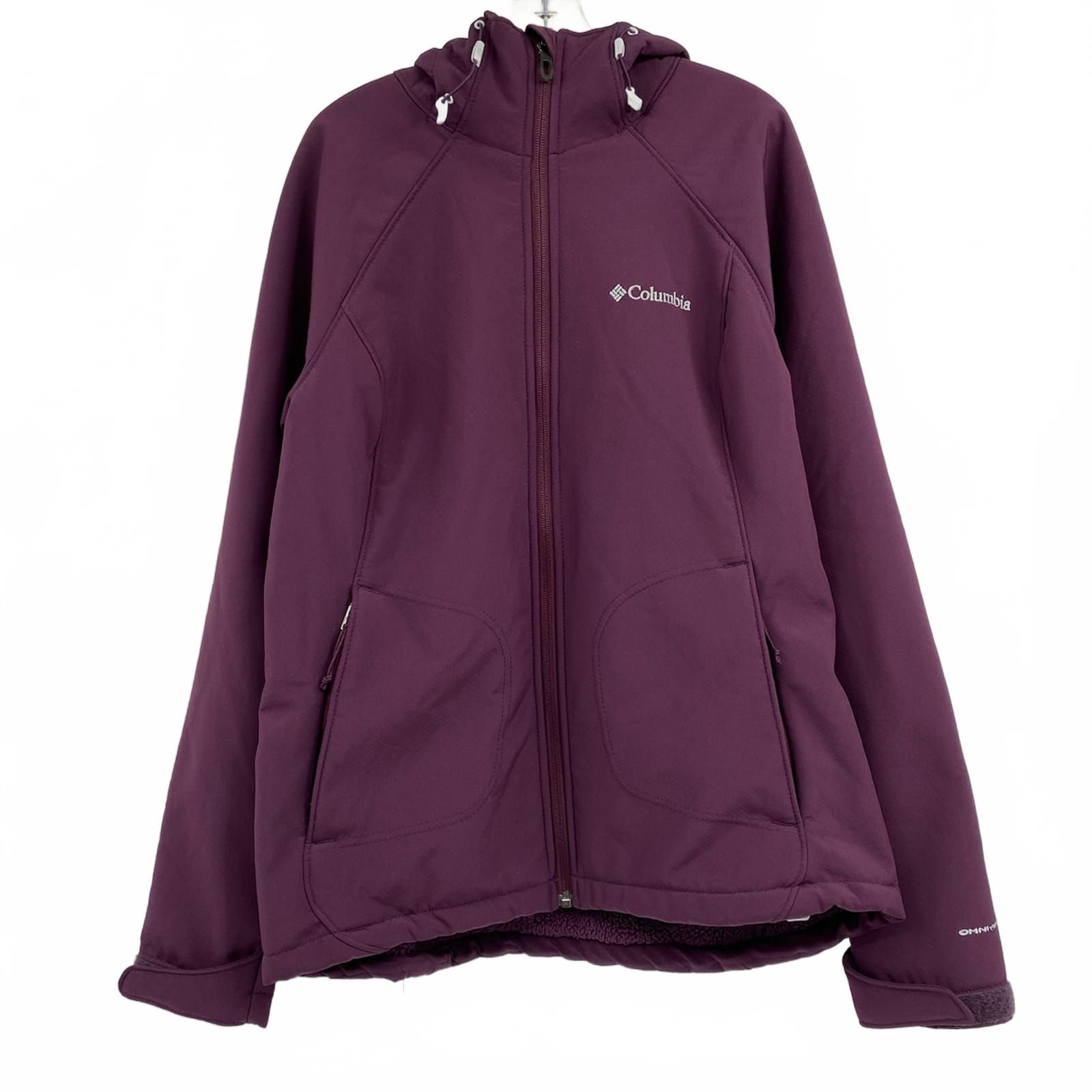 Columbia Purple Fleece-Lined Zip-Up Jacket