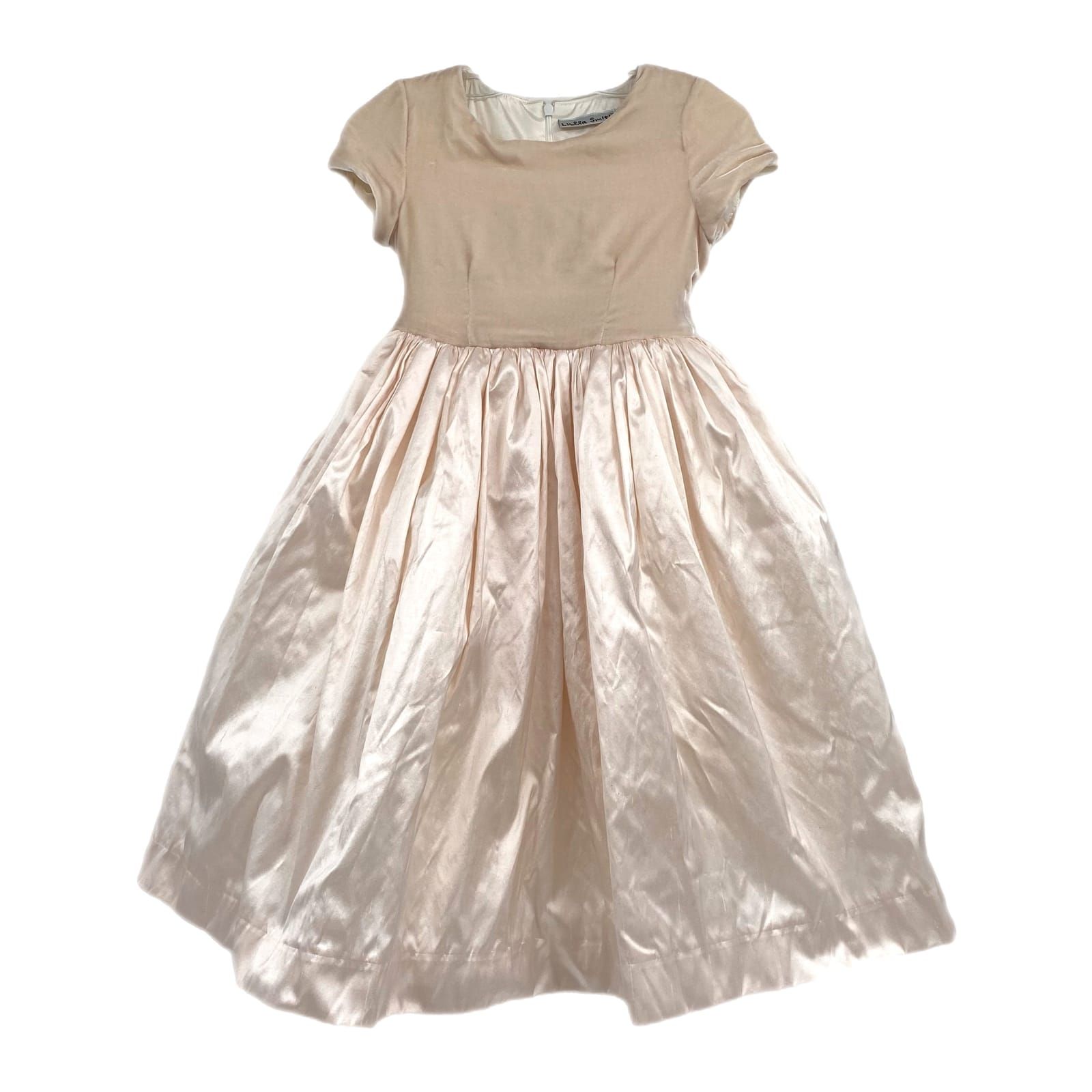 Lulla Smith Pink Velvet A-Line Dress