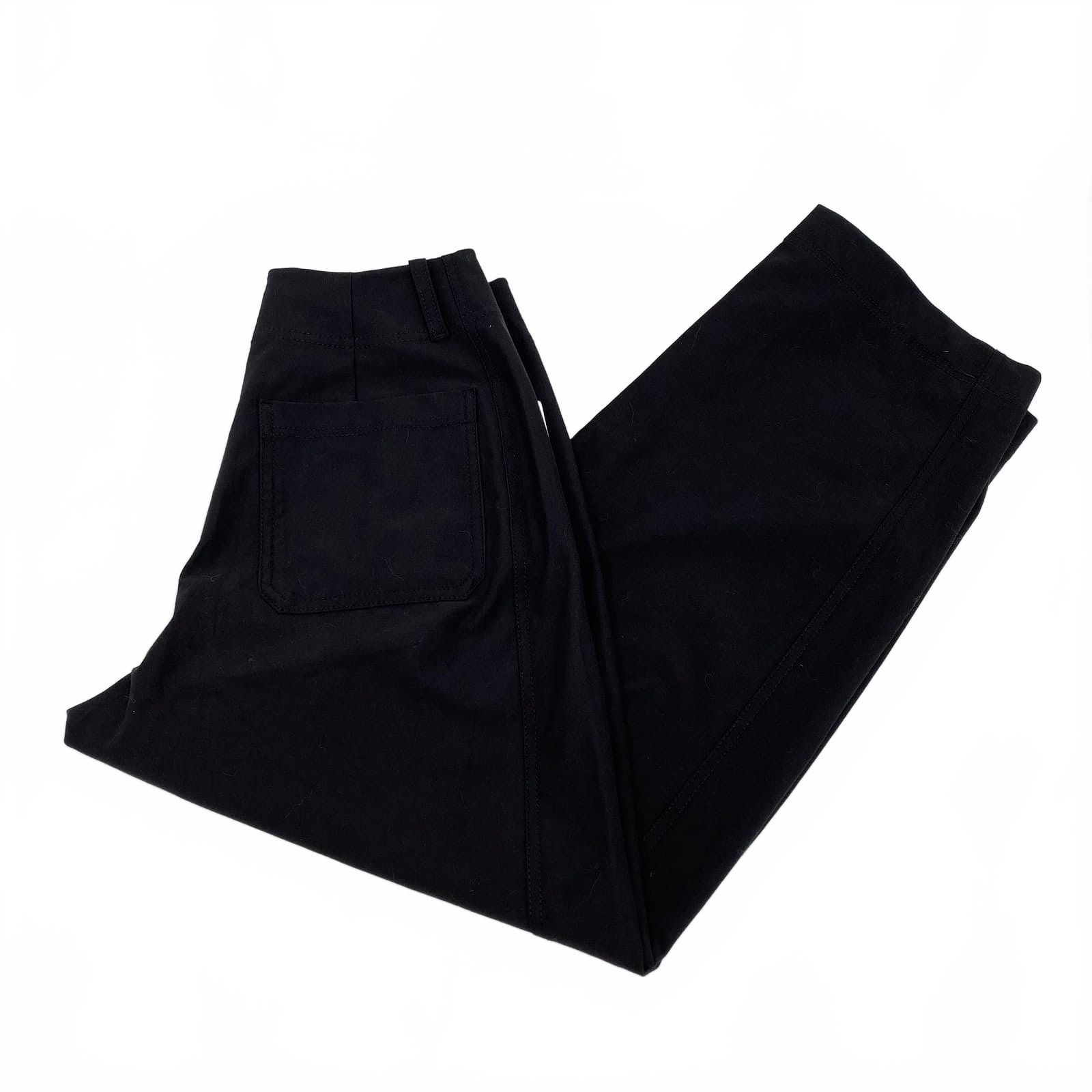 Athleta Black Skyline Utility Barrel Leg Trousers